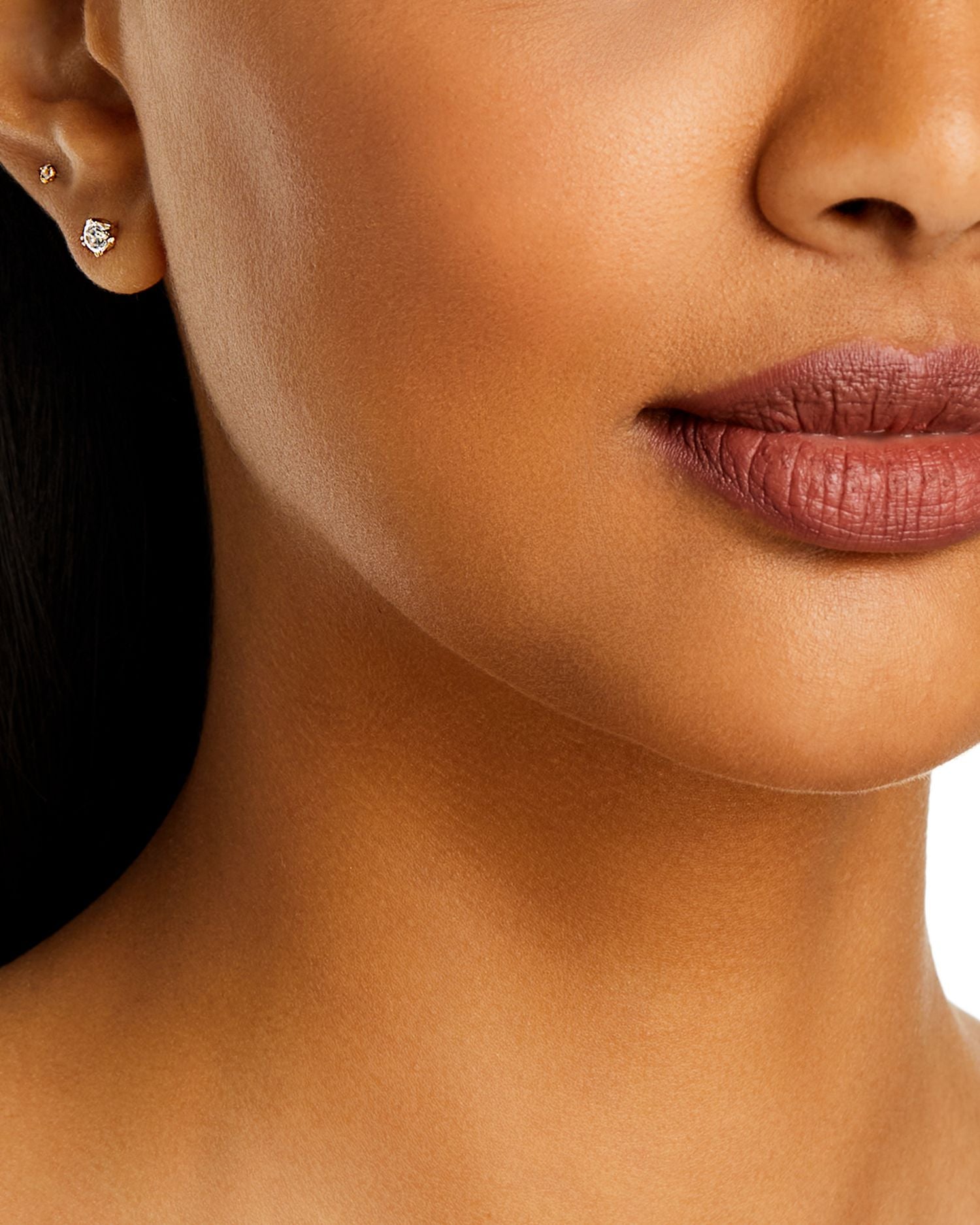 Certified Diamond Round Stud Earrings in 14K Yellow Gold featuring diamonds with the De Beers Code of Origin, 0.30 ct. t.w. - Exclusive