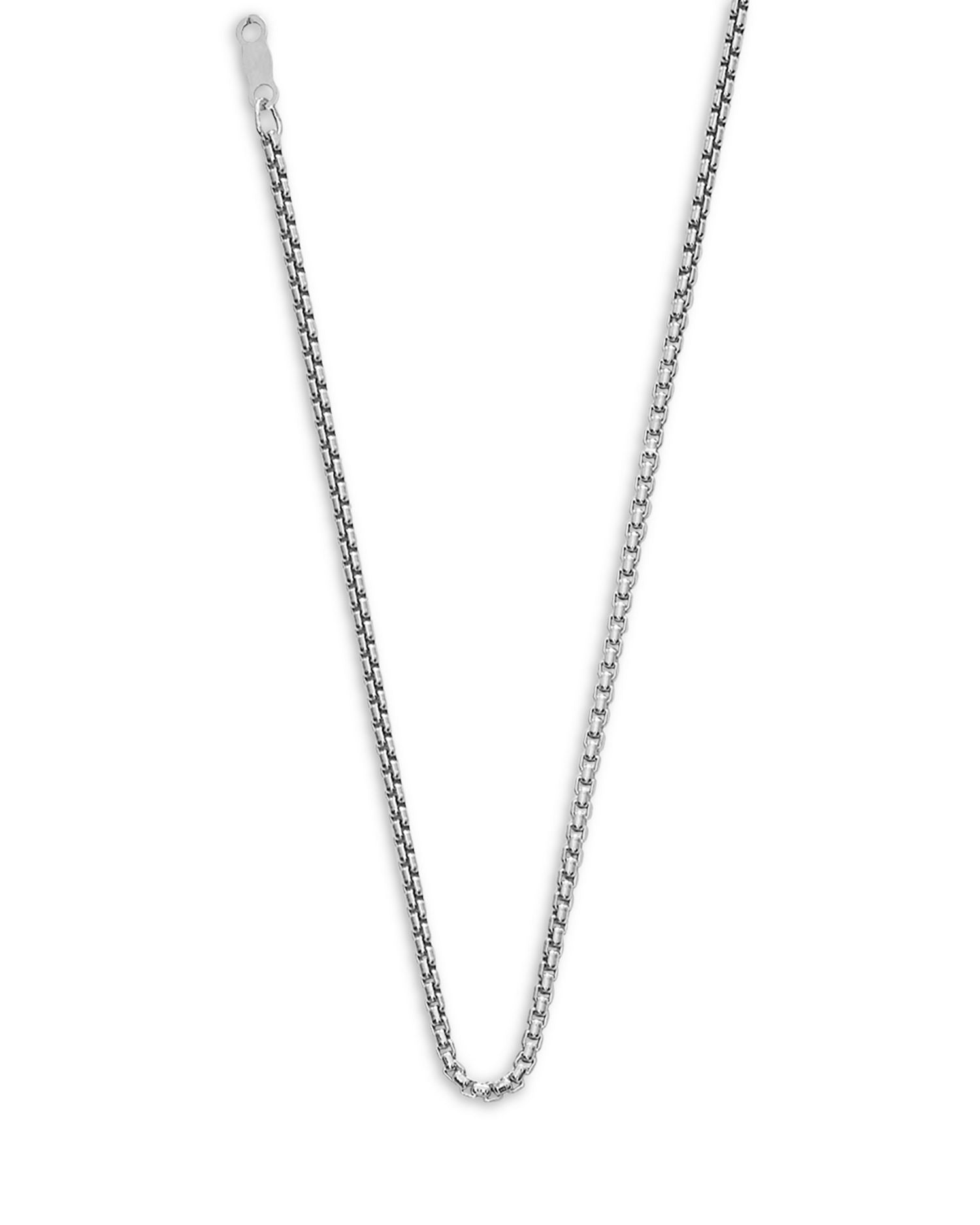 Venetian Sterling Silver Necklace, 18'