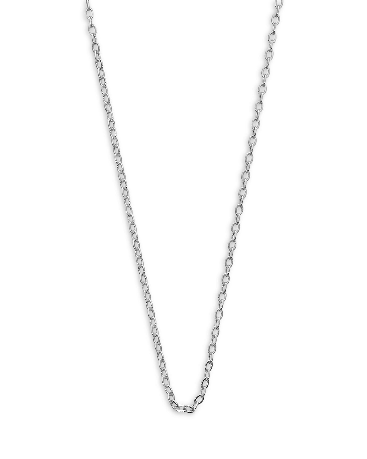 Sterling Silver Cable Chain Necklace, 18'