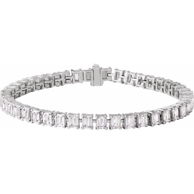 1.2Ct Lab-grown Diamond Bracelet in 14K Yellow Gold