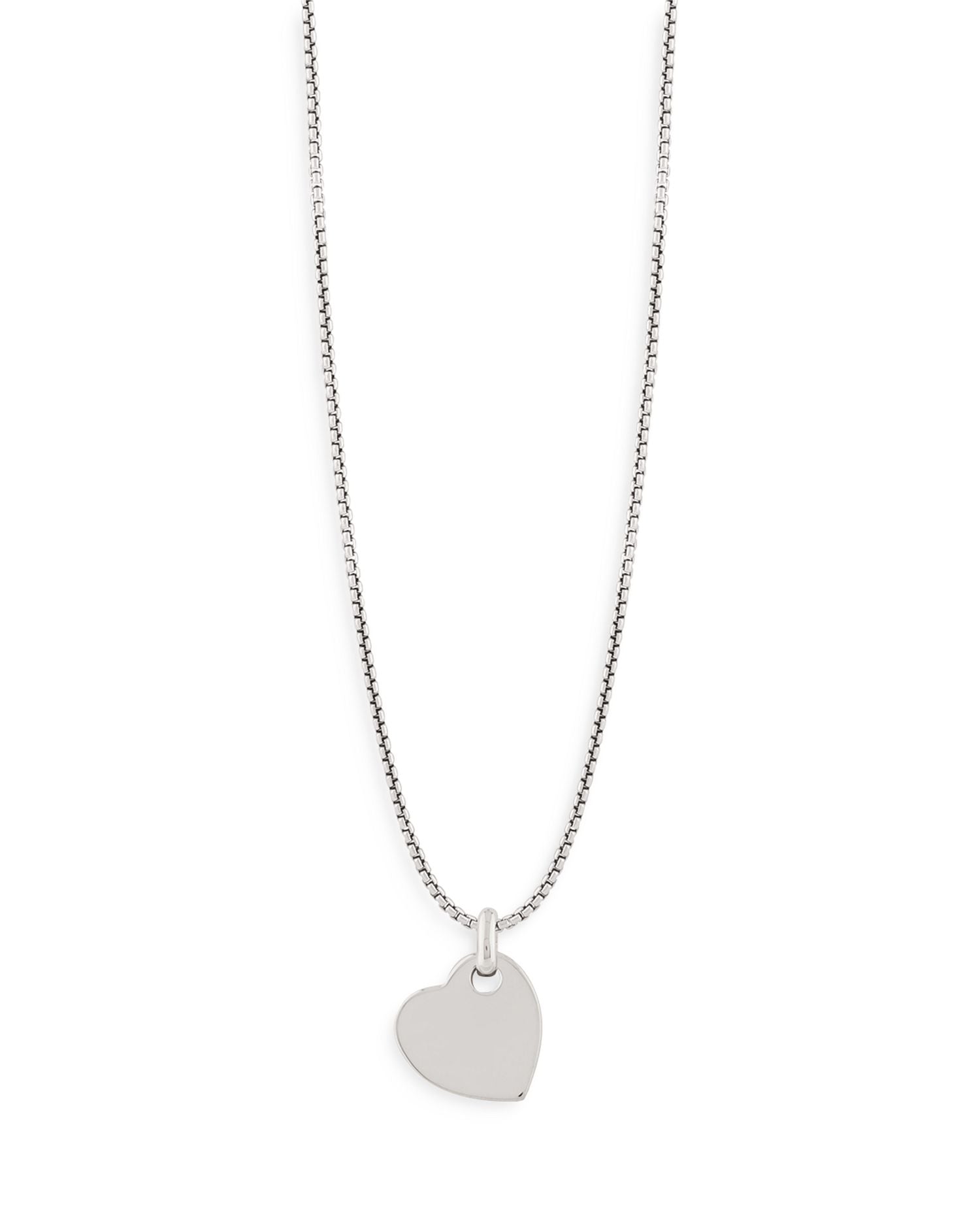 Heart Tag Pendant Necklace In Sterling Silver, 18' - Exclusive