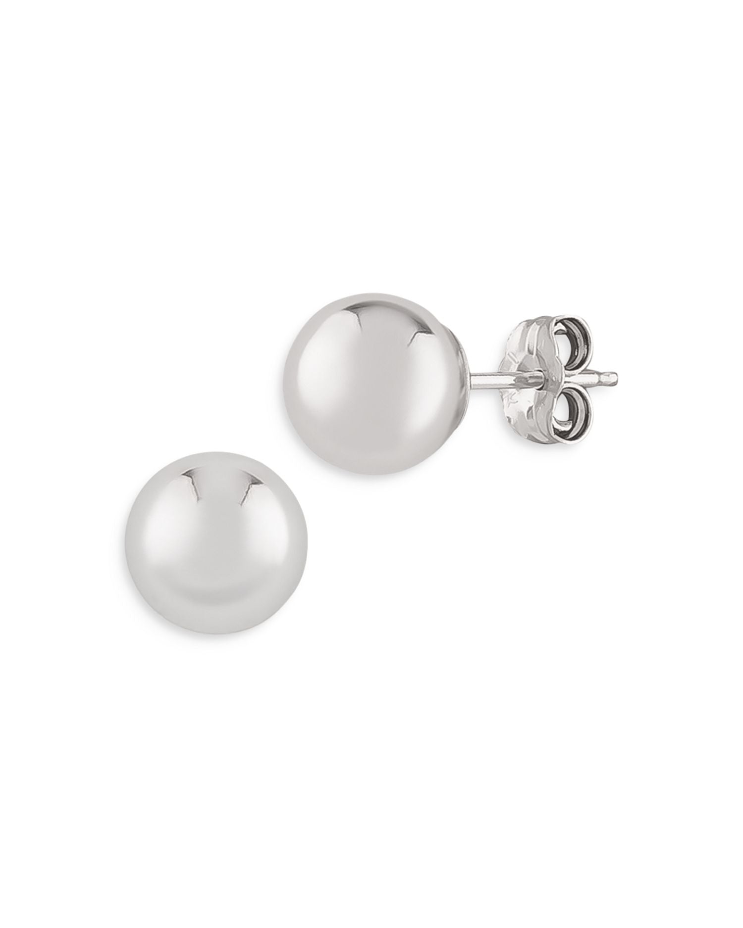 Sterling Silver Ball Stud Earrings - Exclusive