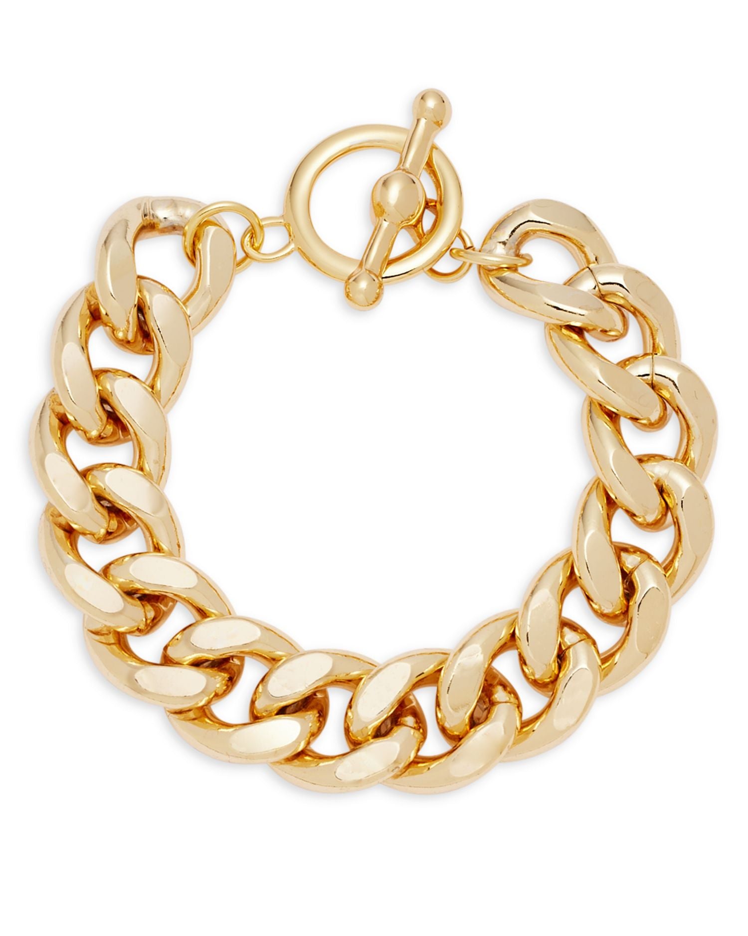 Chunky Link Bracelet in 20K Gold Plated