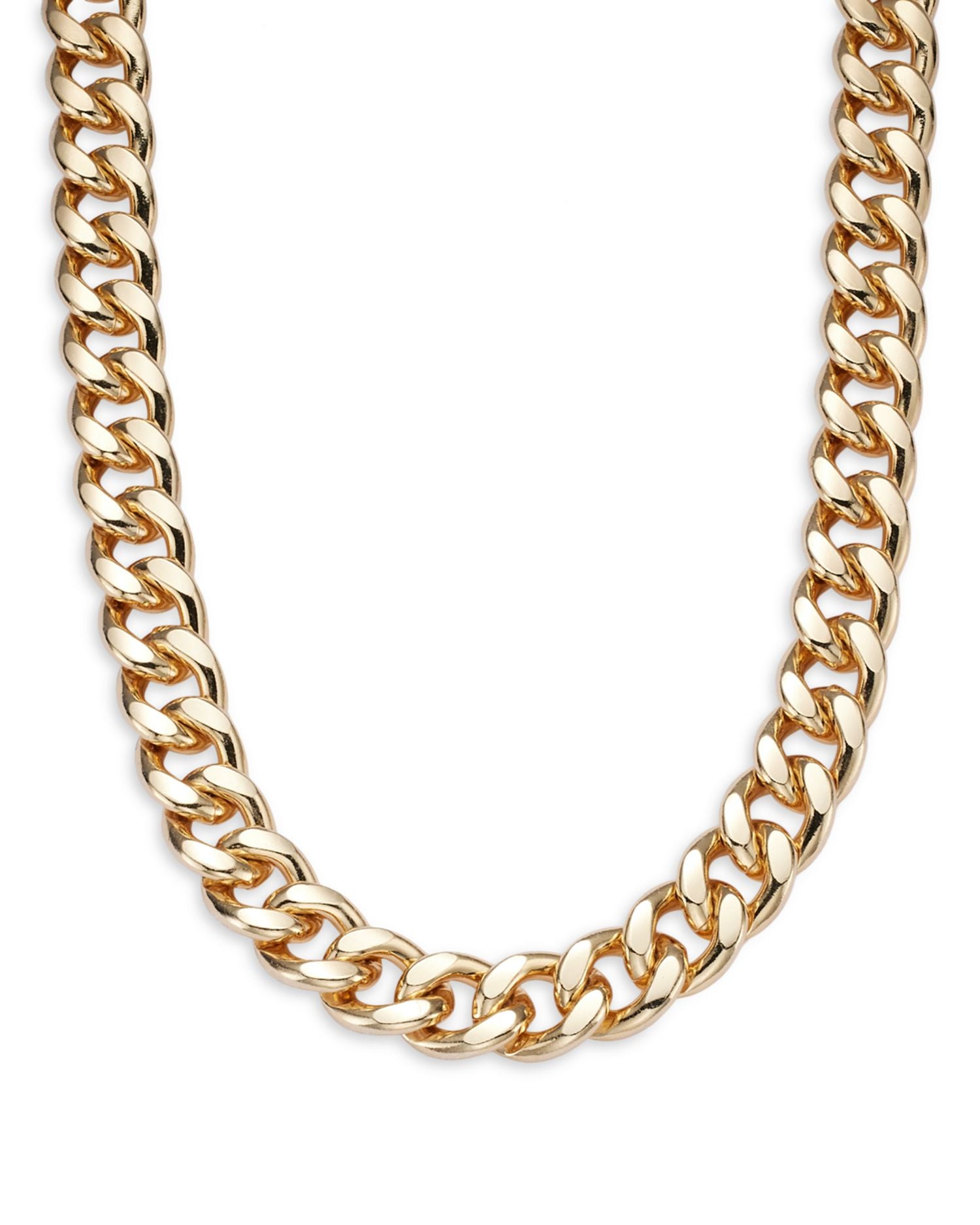 Link Necklace in 20K Gold Plated, 19'