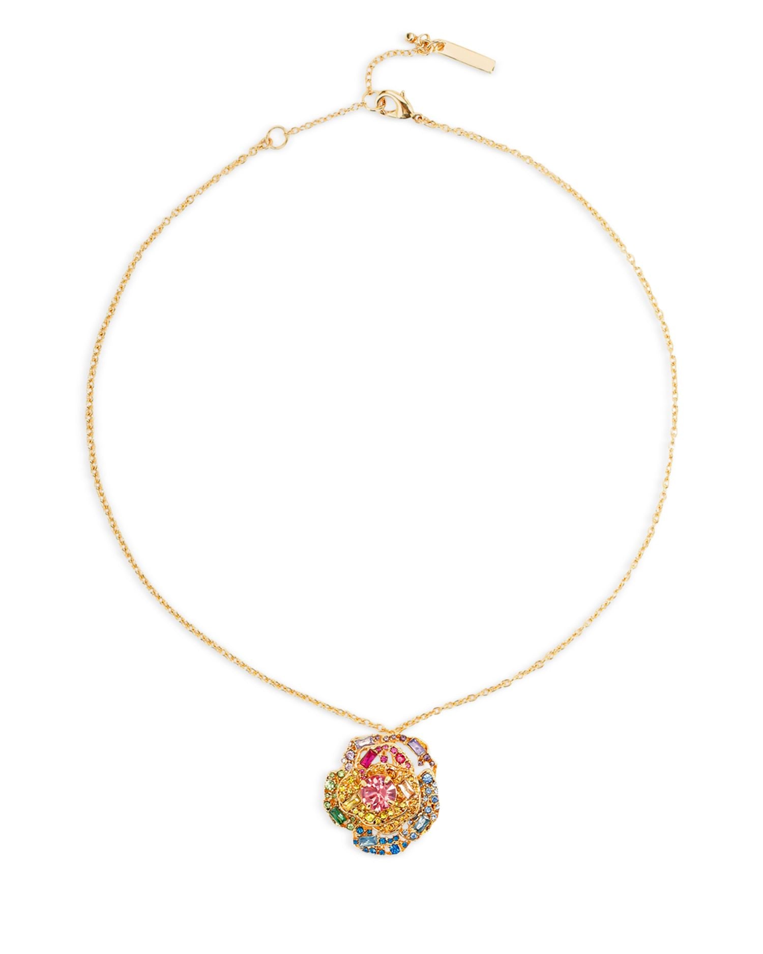 Flower Bloom Pendant Necklace