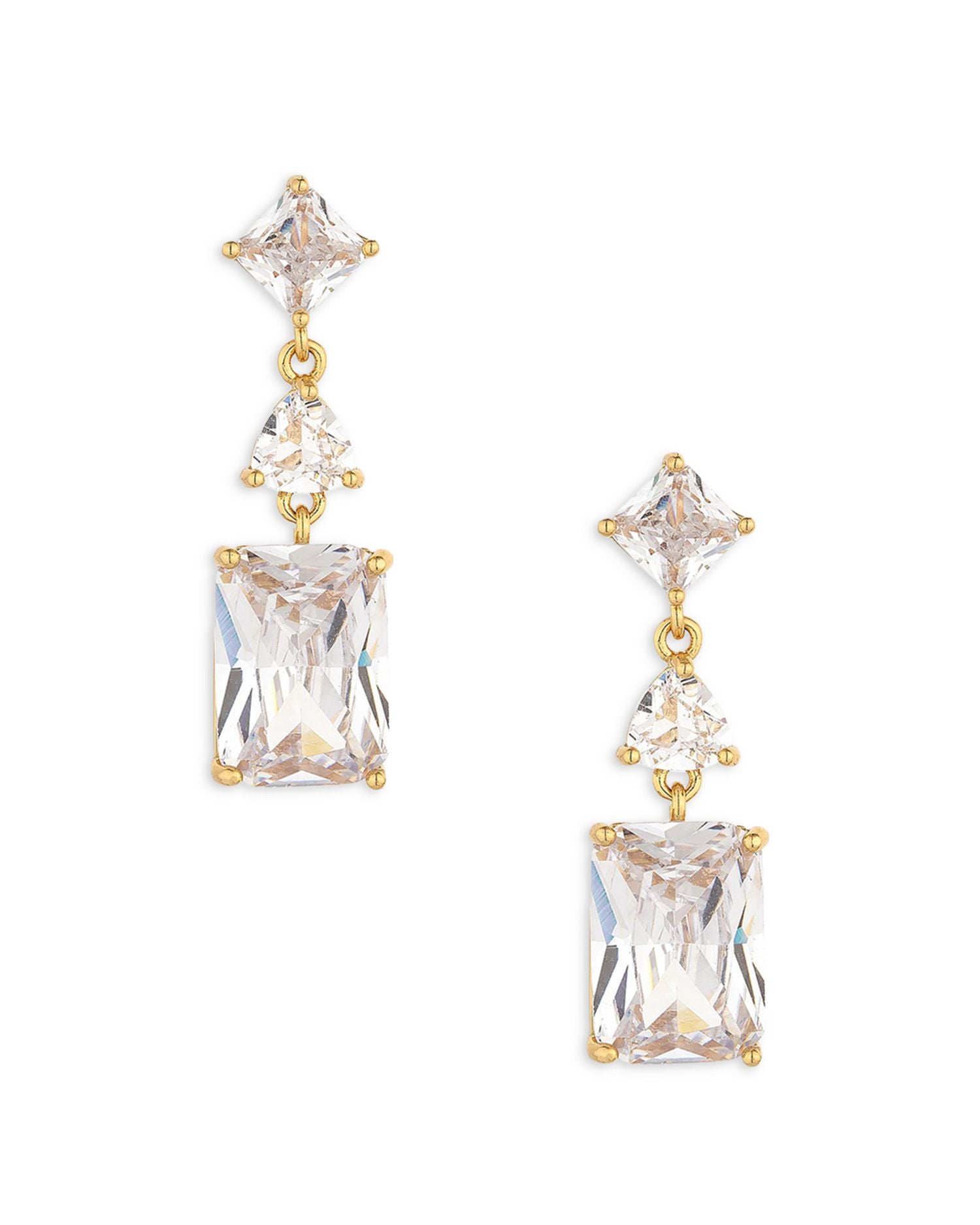 Crystal Fancy Drop Earrings