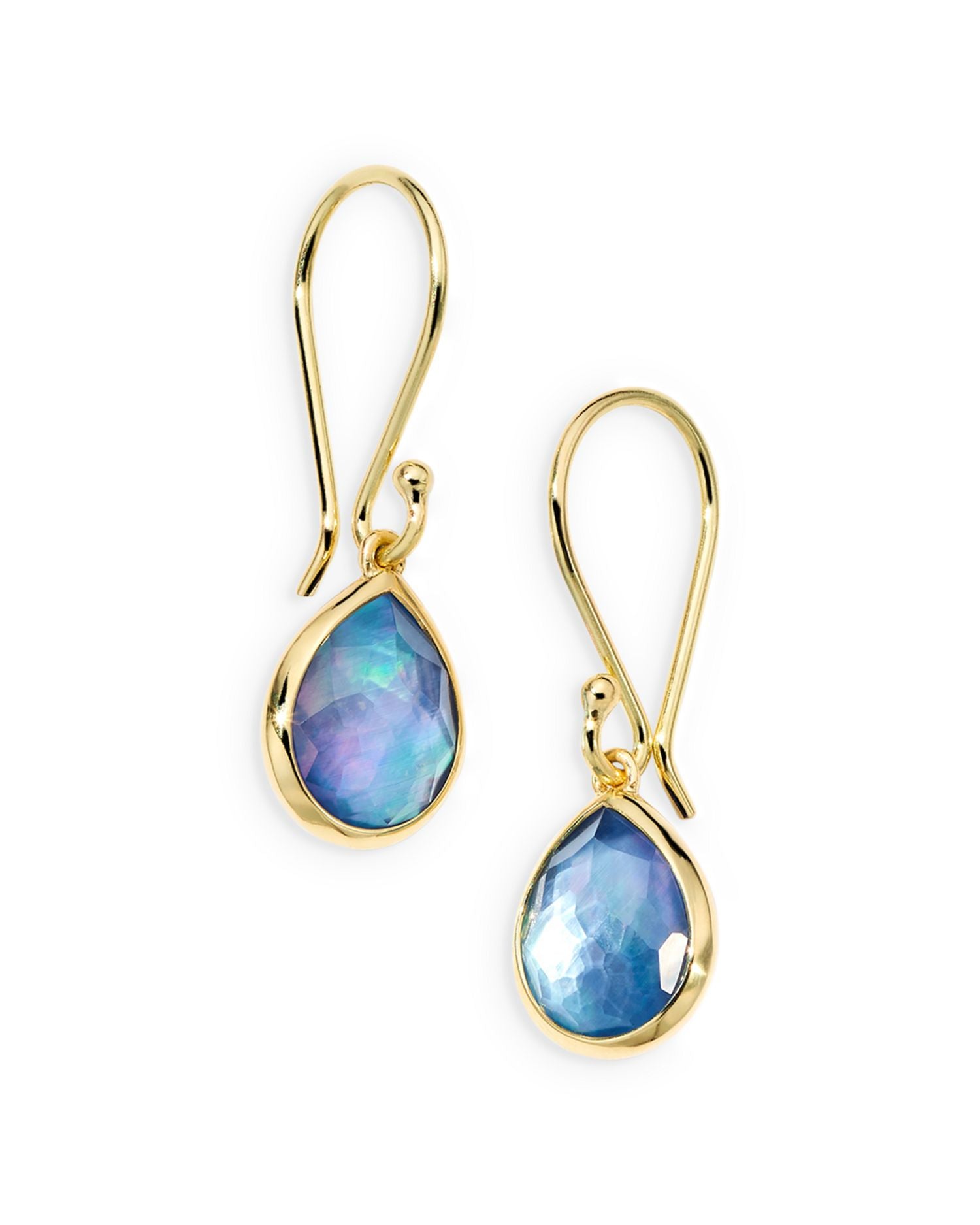 18K Yellow Gold Rock Candy® Lapis Triplet Drop Earrings