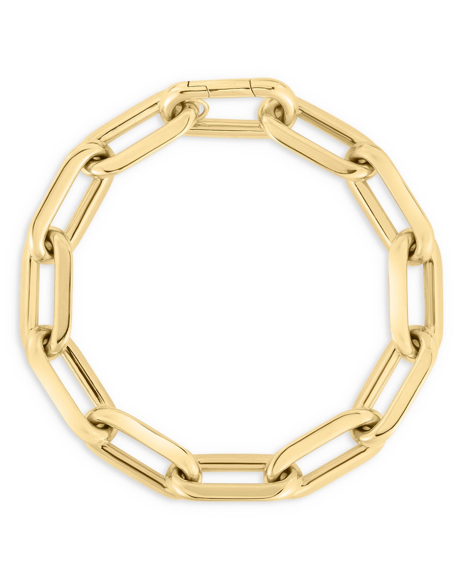18K Yellow Gold Classic Oro Link Bracelet