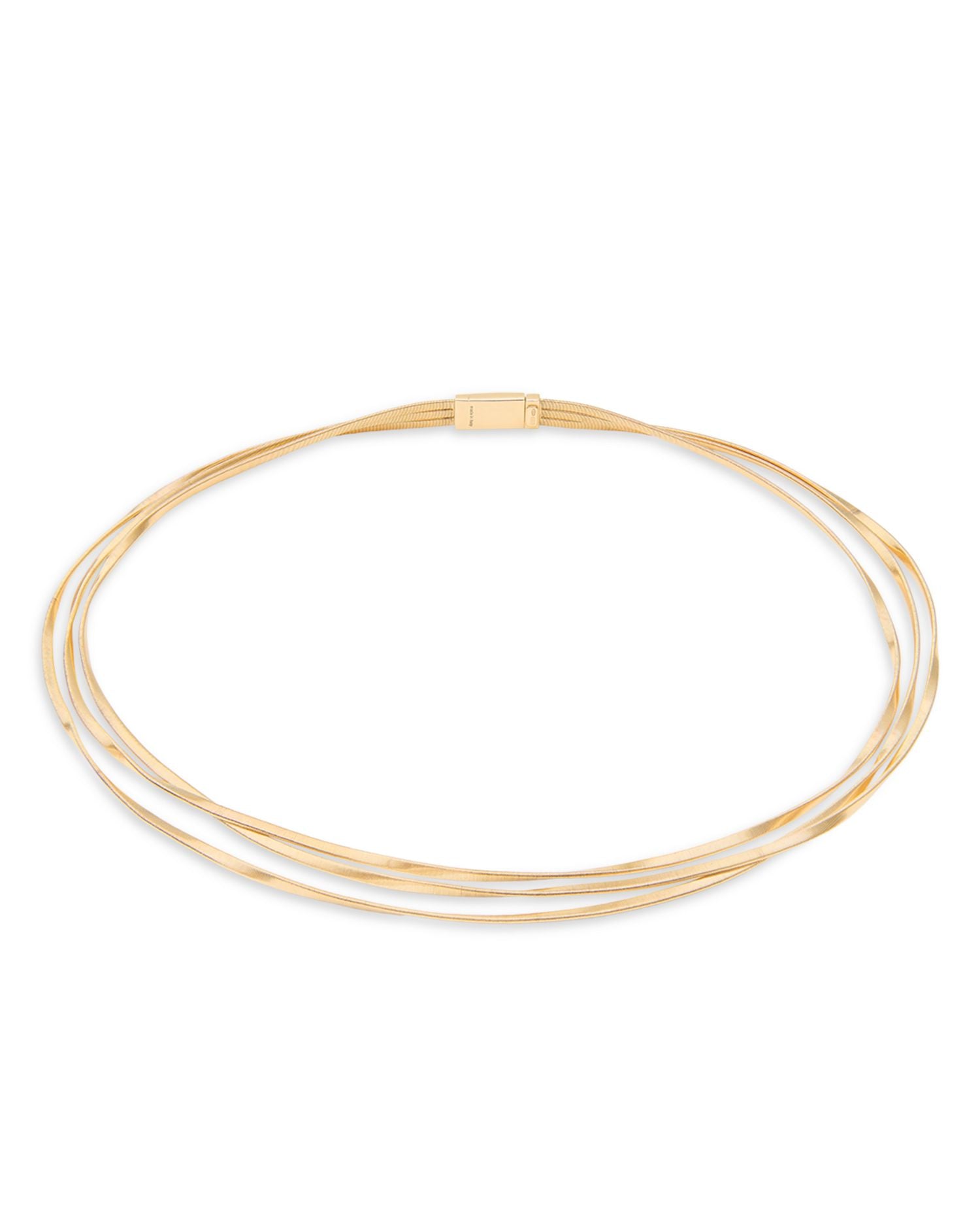 18K Yellow Gold Marrakech Three Strand Necklace, 16.5"