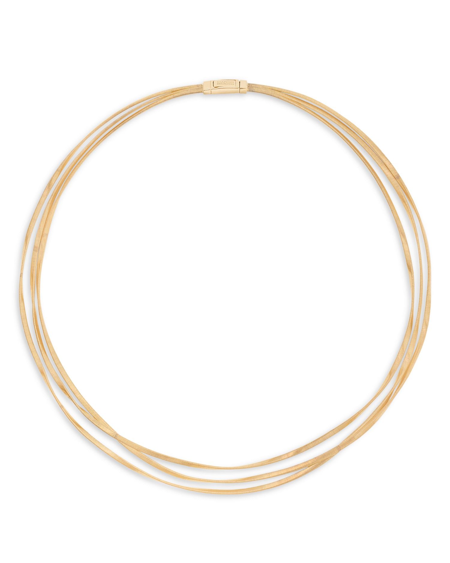 18K Yellow Gold Marrakech Three Strand Necklace, 16.5"