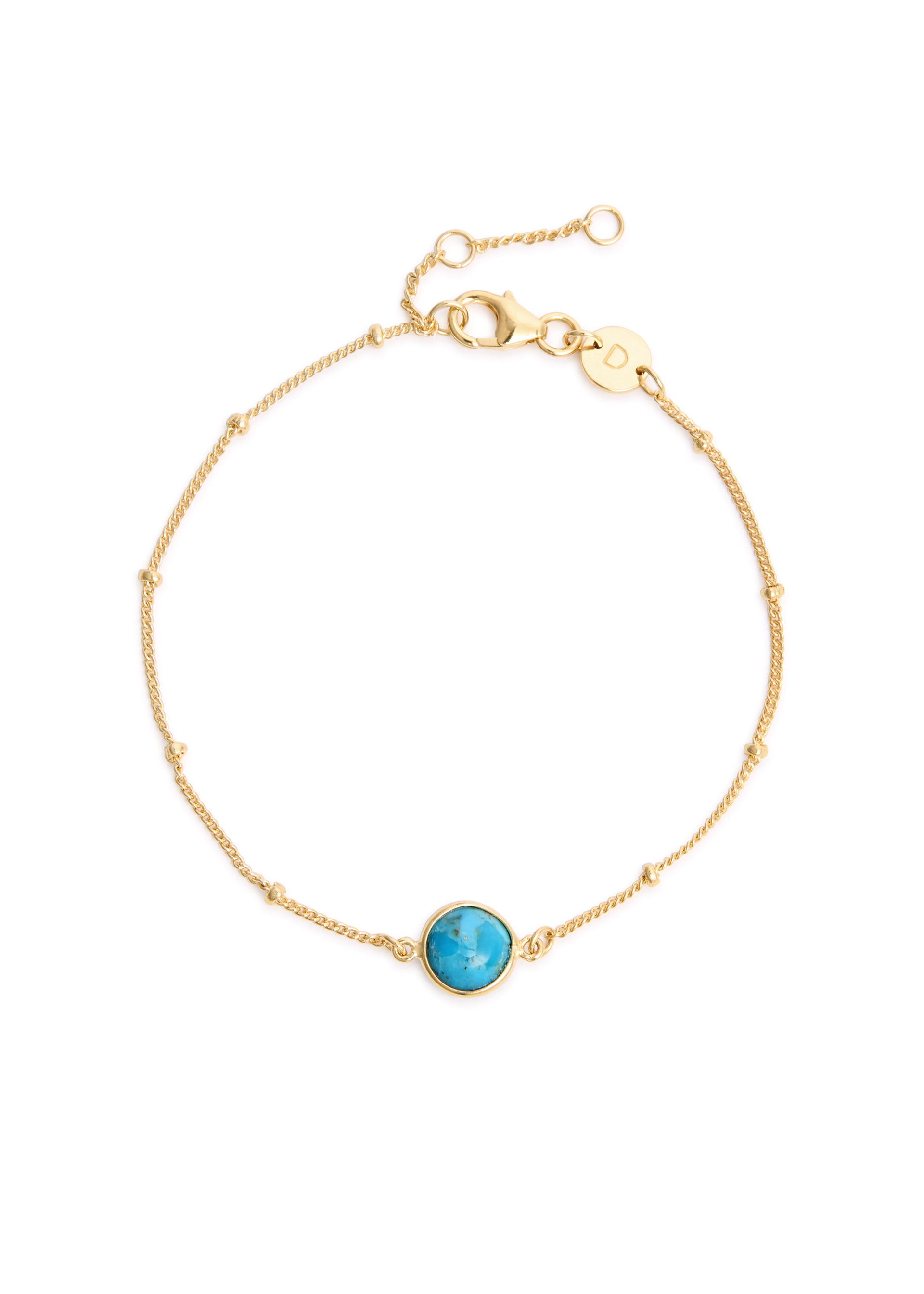 Healing Stone 18kt gold-plated bracelet