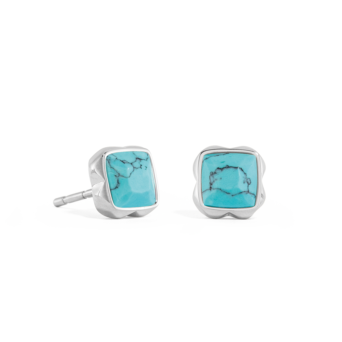 Birthstone December Earrings Turquoise Silver