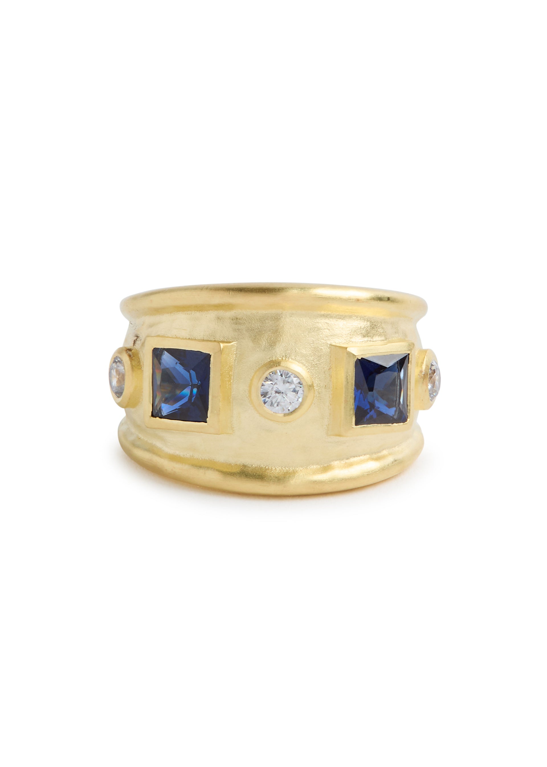 Isla Goddess 18kt gold-plated ring