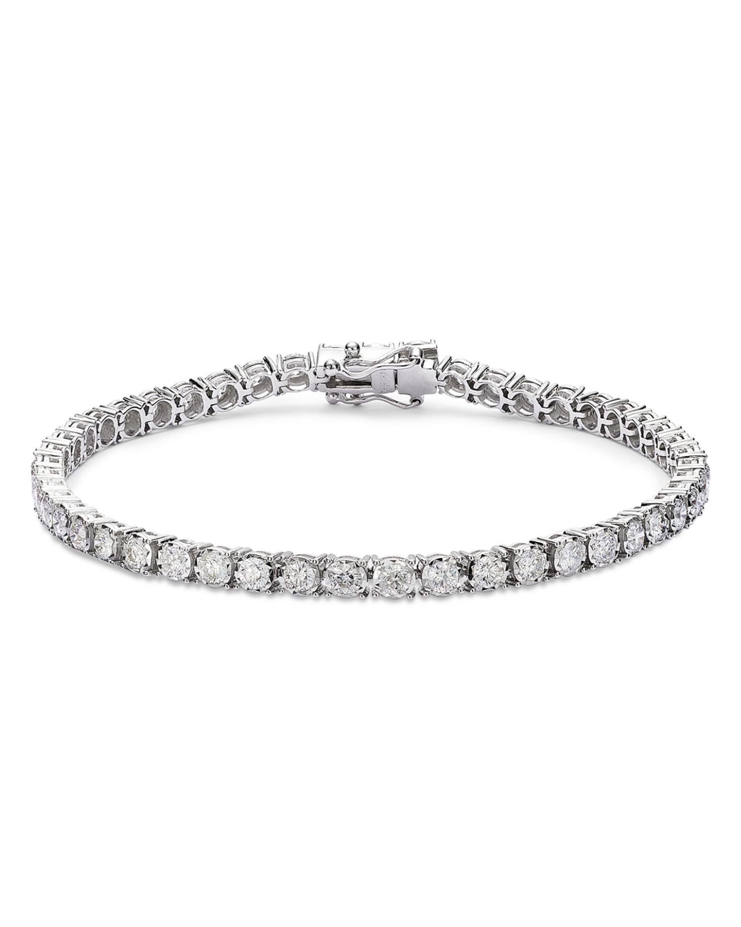 Diamond Tennis Bracelet in 14K White Gold, 4.0 ct. t.w.