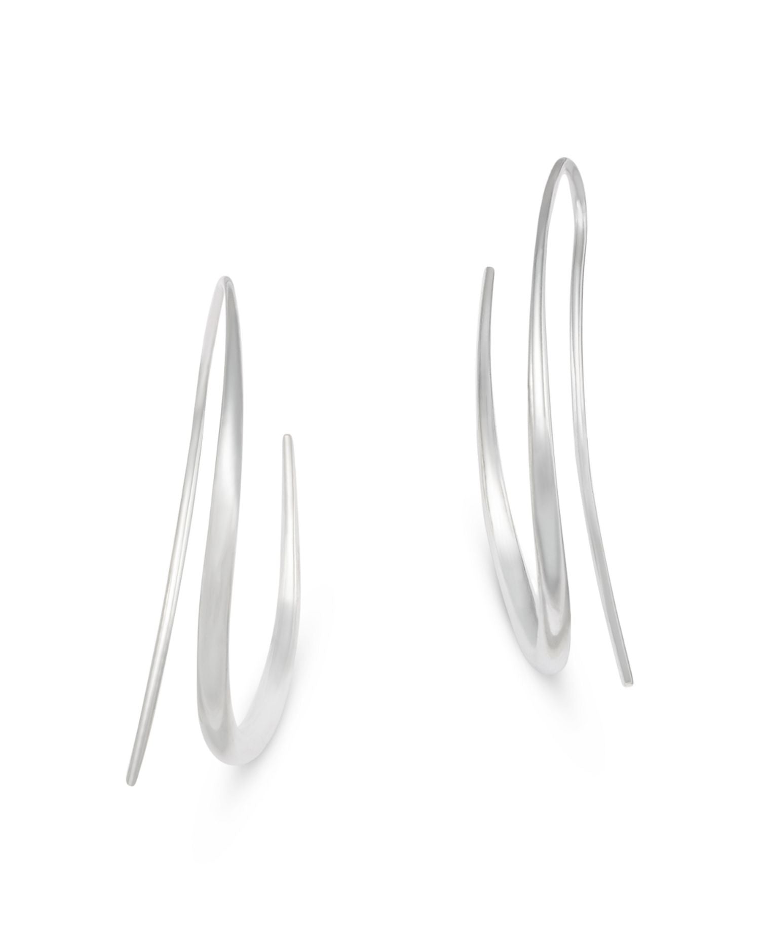 Sterling Silver Offspring Threader Hoop Earrings