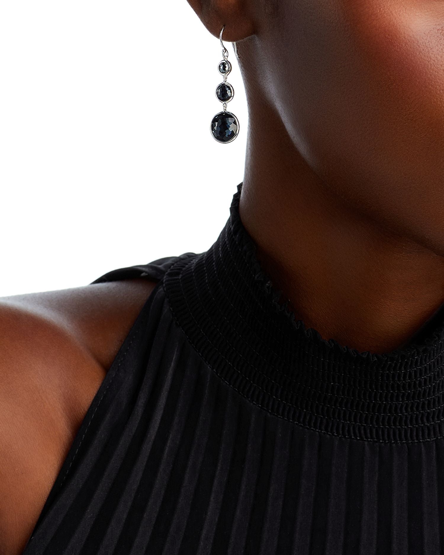 Sterling Silver Lollipop® Lollitini Hematite Drop Earrings