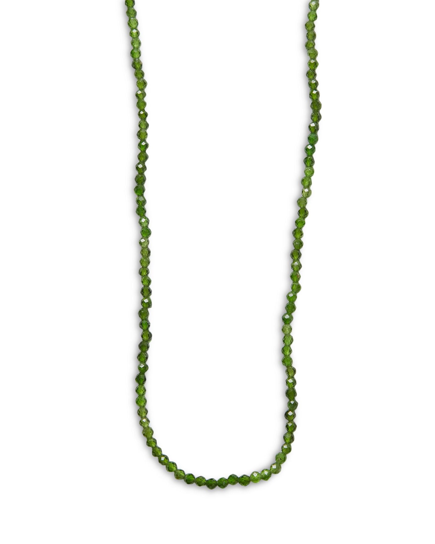 All Around Beaded Chrome Necklace, 16"