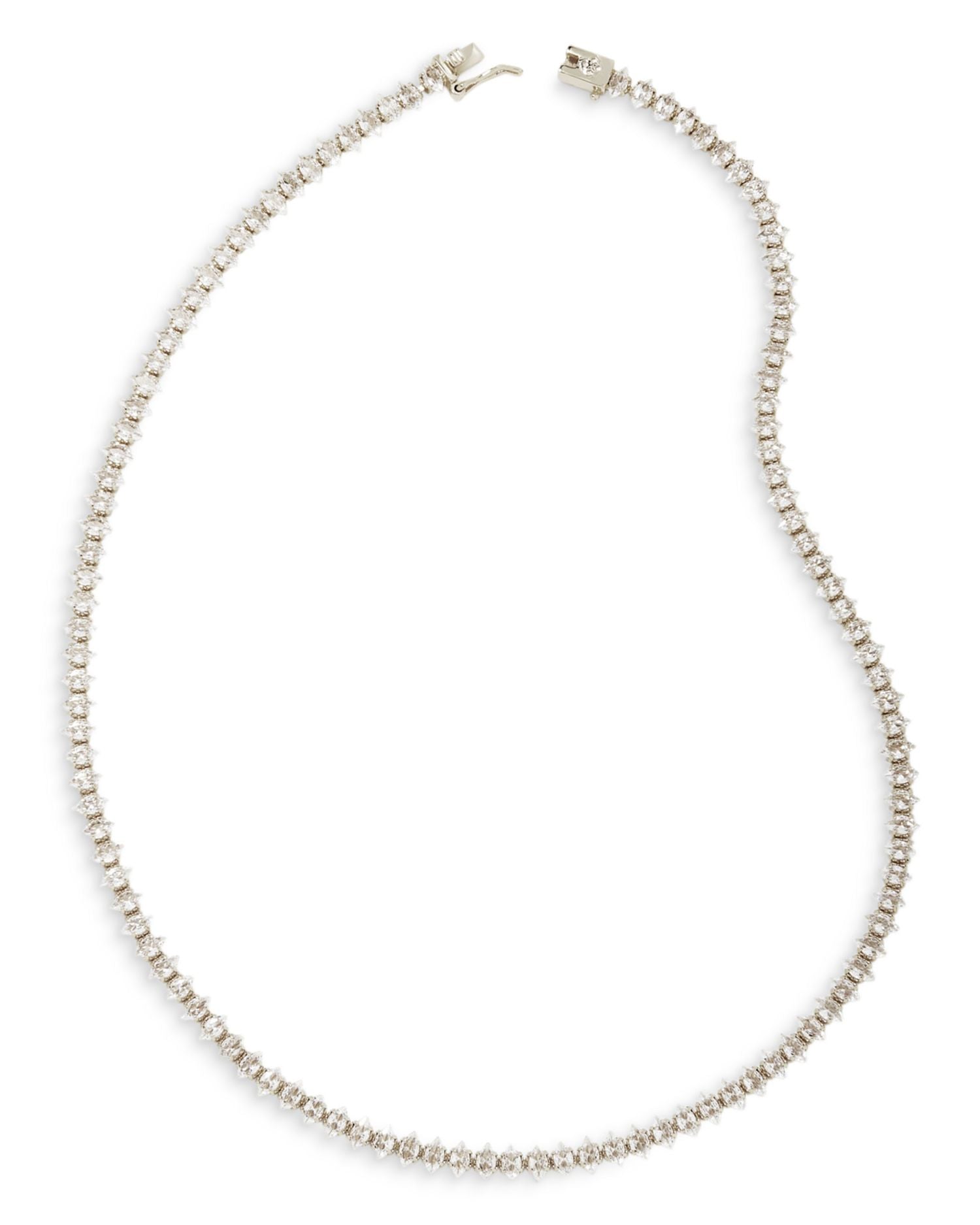 Larsan Tennis Necklace, 16-17"