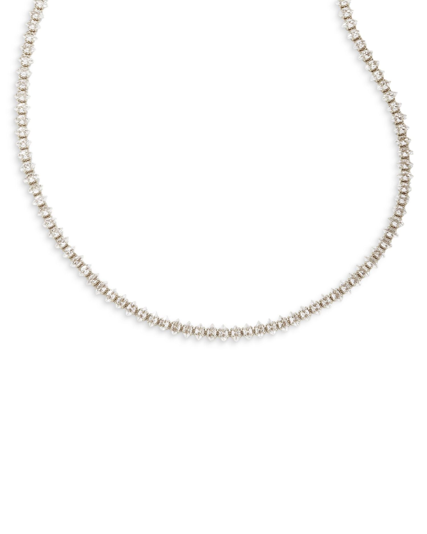 Larsan Tennis Necklace, 16-17"