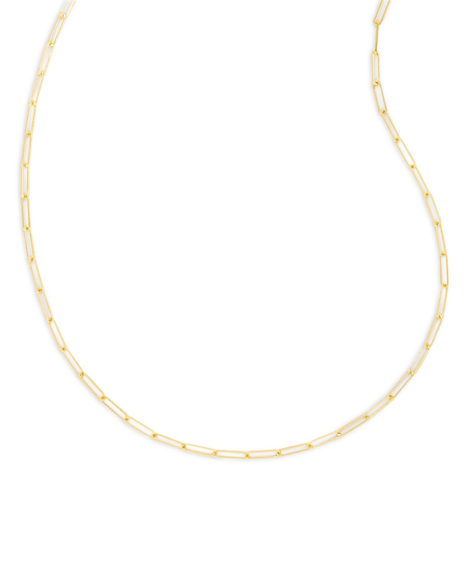 Courtney Paperclip Chain Necklace, 18'