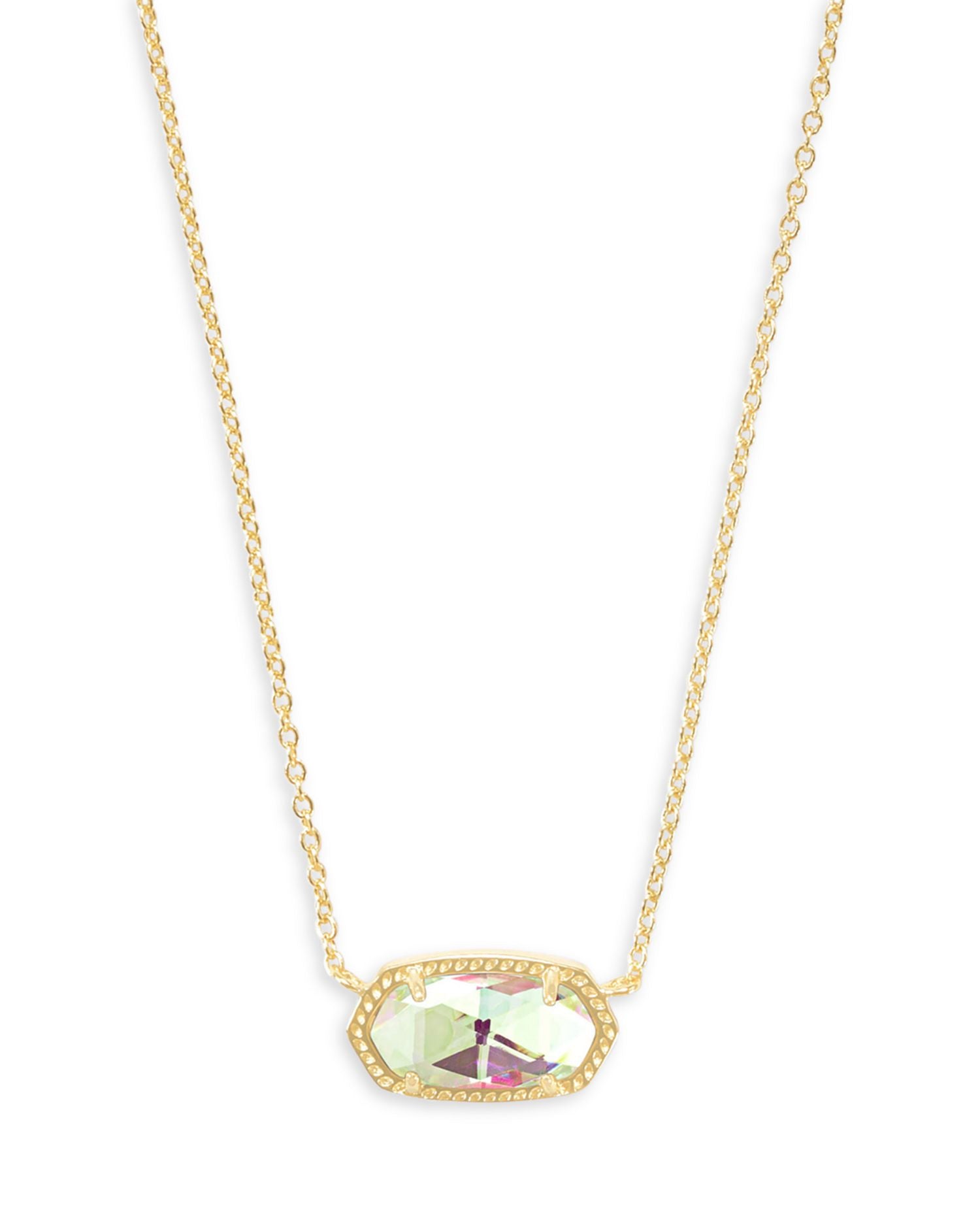 Elisa Pendant Necklace in 14K Gold Plated, 15'