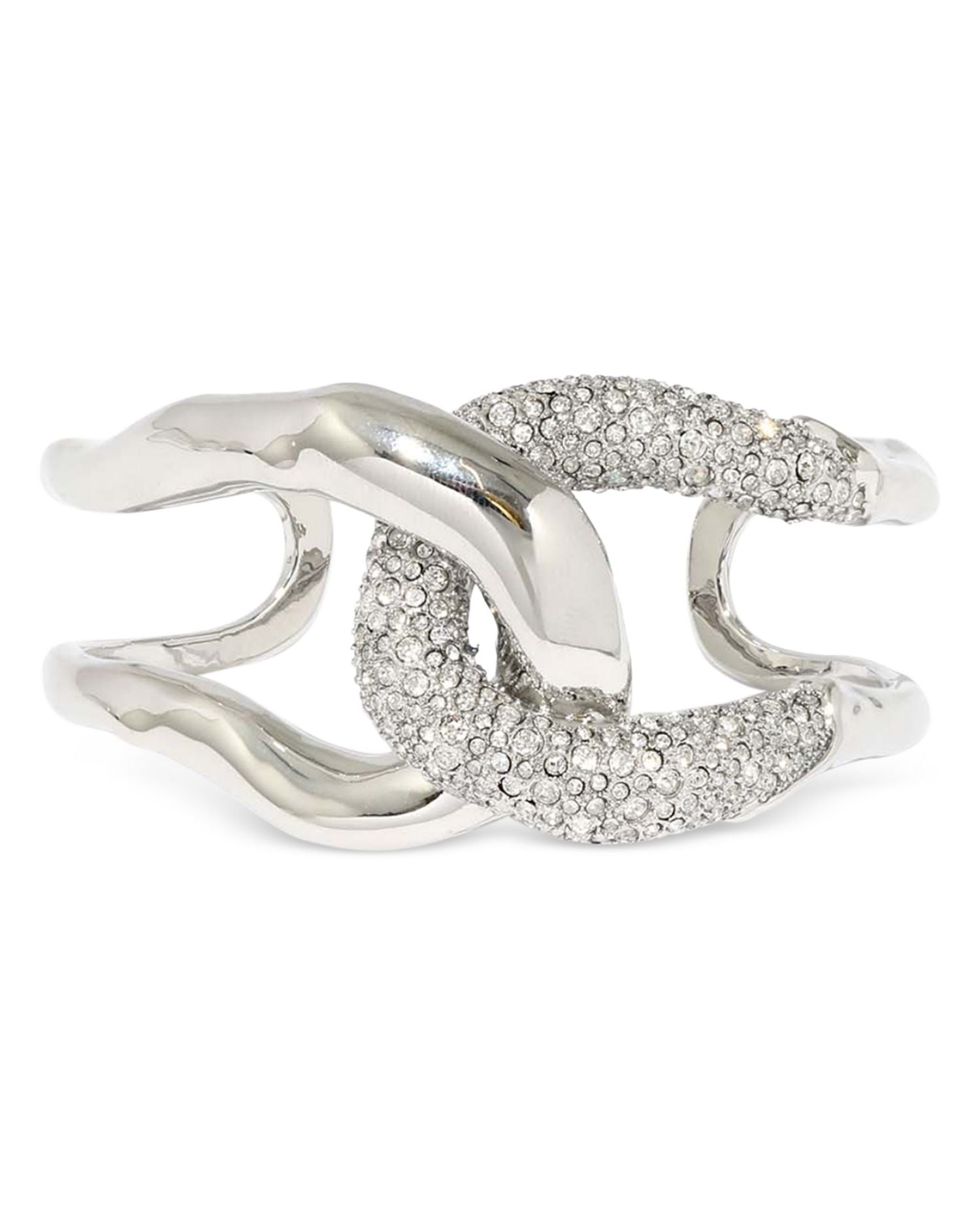 Solanales Interlocked Cuff Bracelet