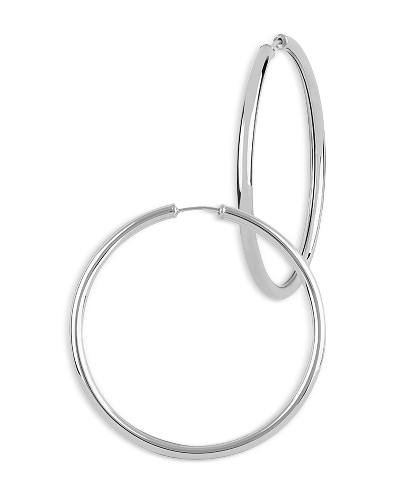 Endless Large Hoop Earrings in Sterling Silver