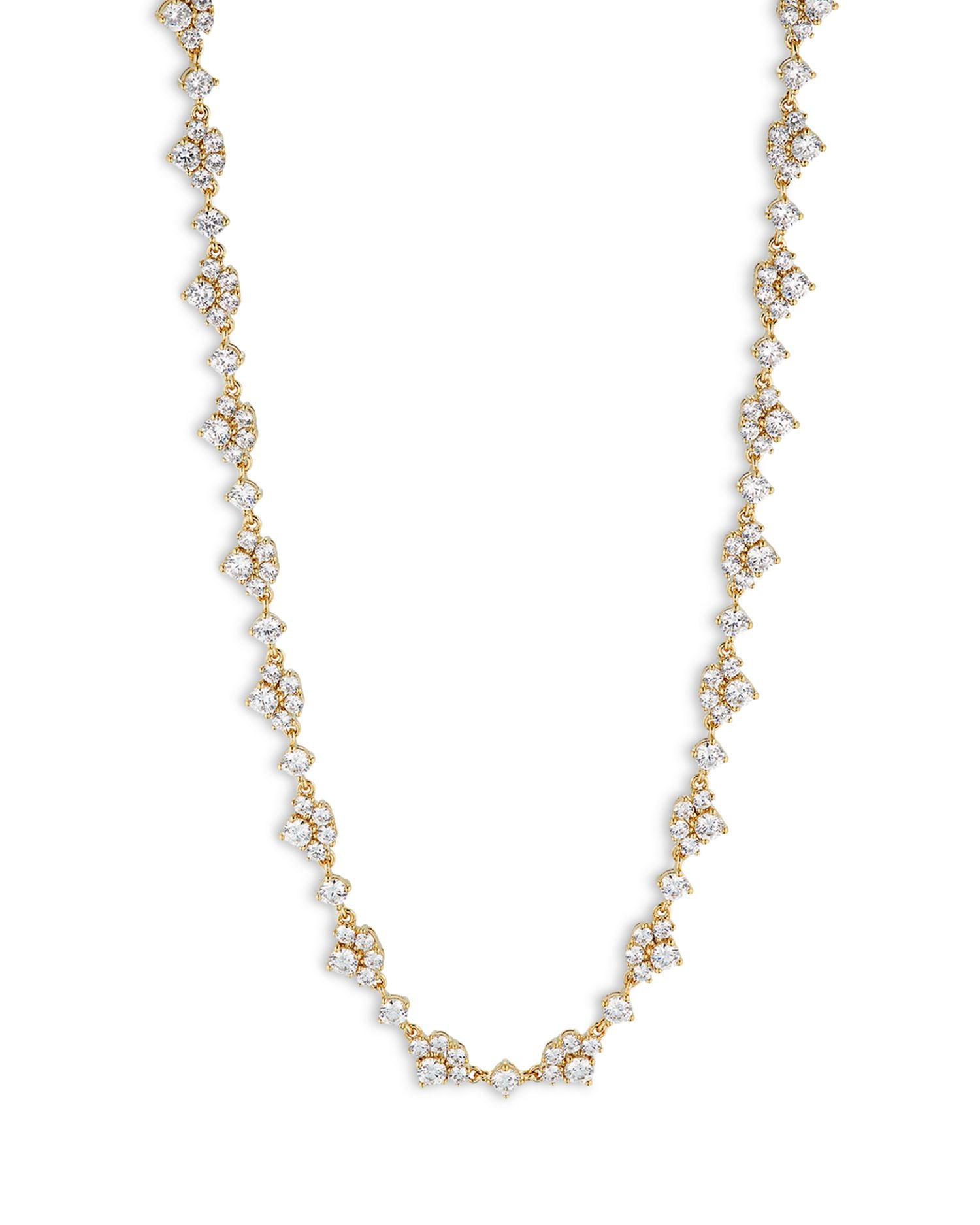 Lace Collar Necklace in 18K Gold Plated, 16"