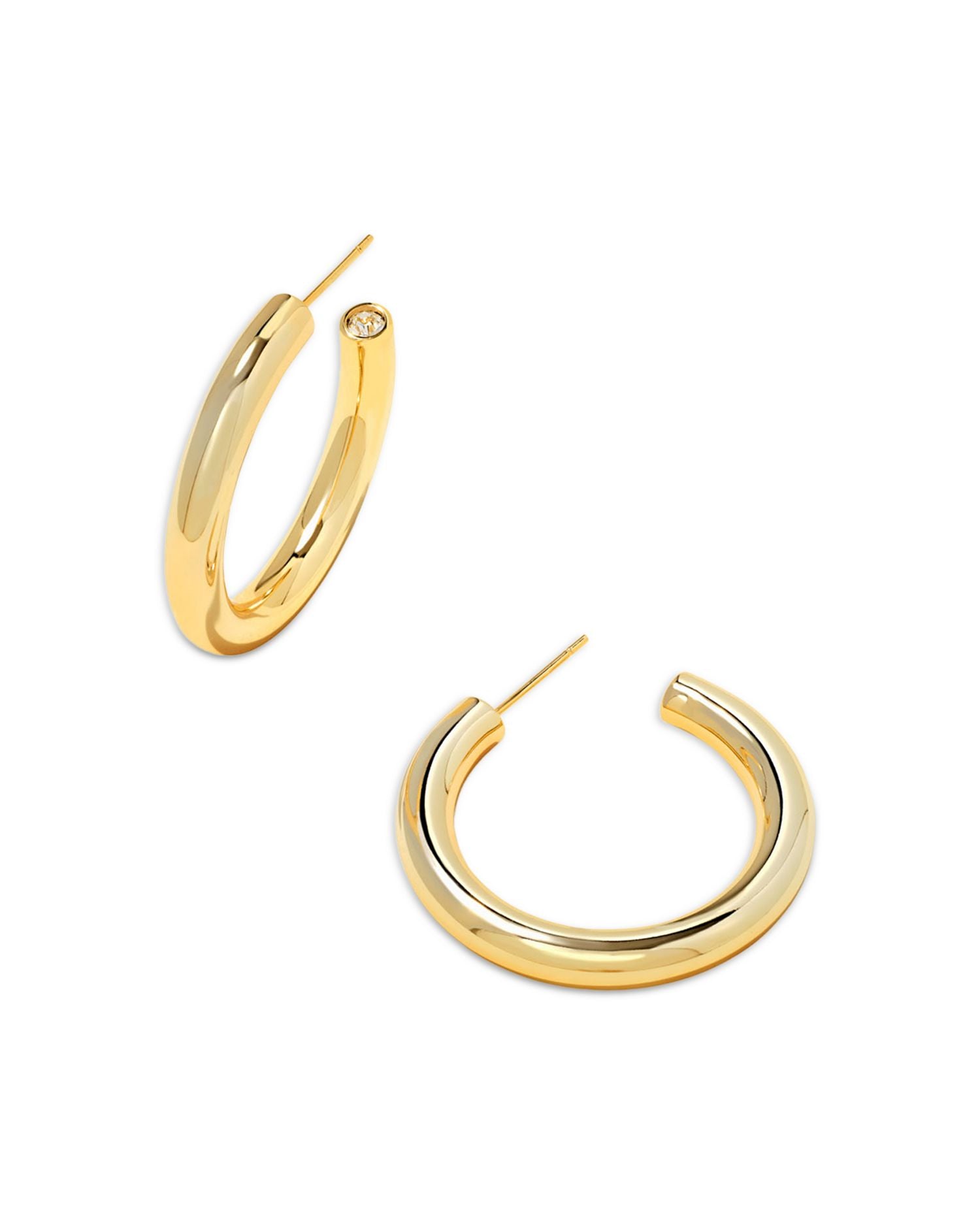 Colette Polished Medium Hoop Earrings