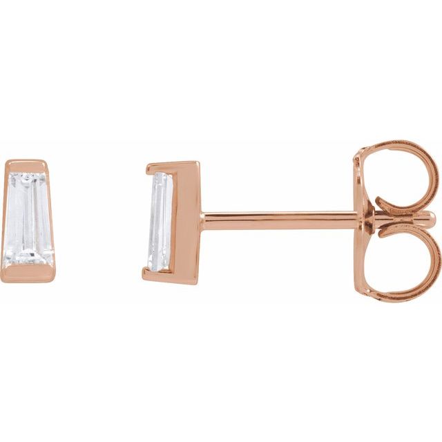 1.5Ct Lab-grown Diamond Earrings in 14K Rose Gold