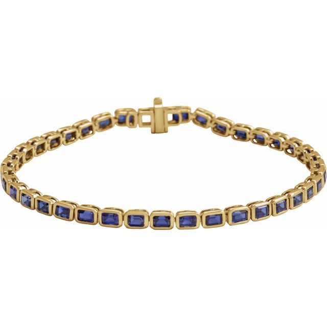 Lab-grown Diamond Bracelet in 14K Yellow Gold