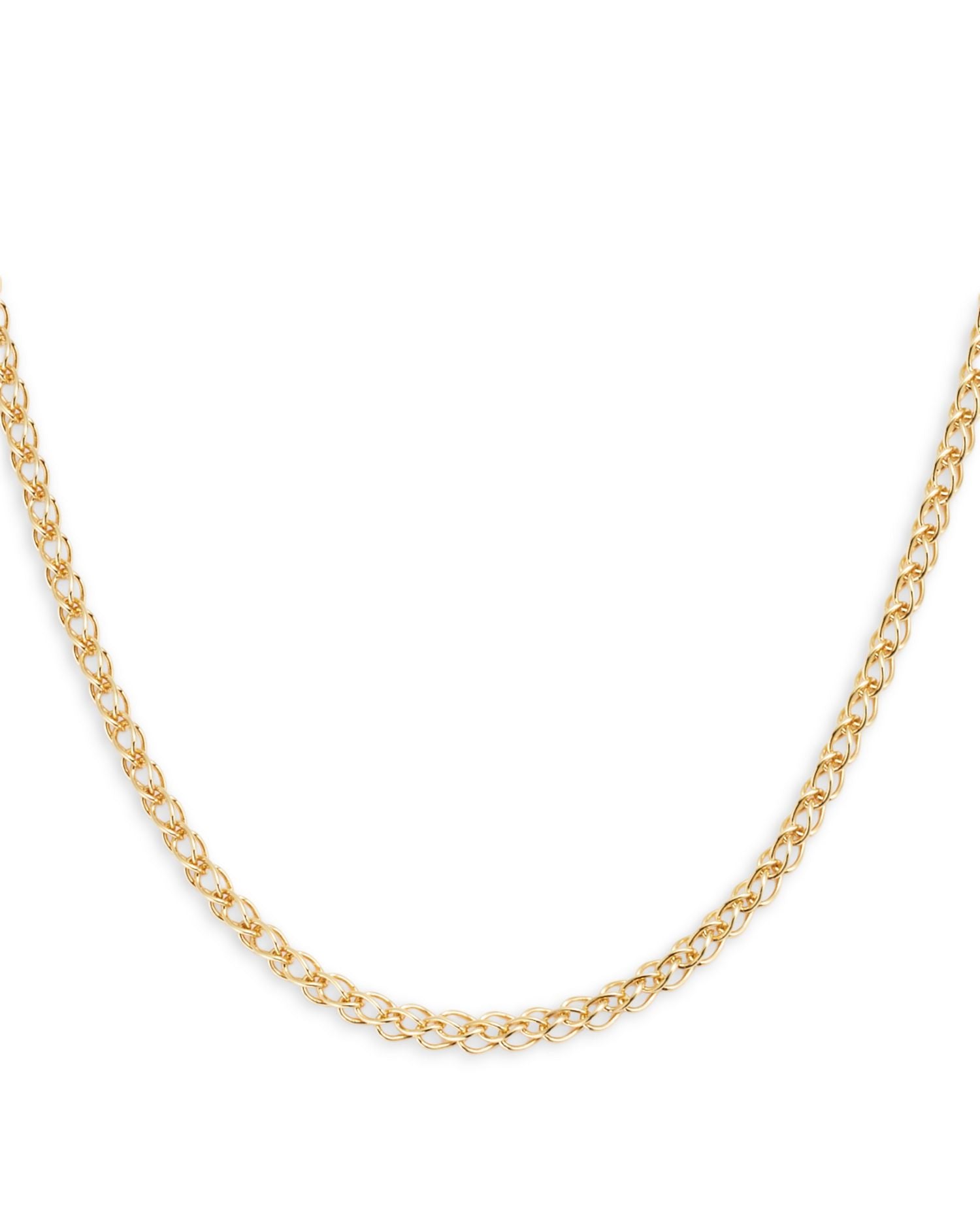 Fine Curb Chain Necklace, 16' + 2'