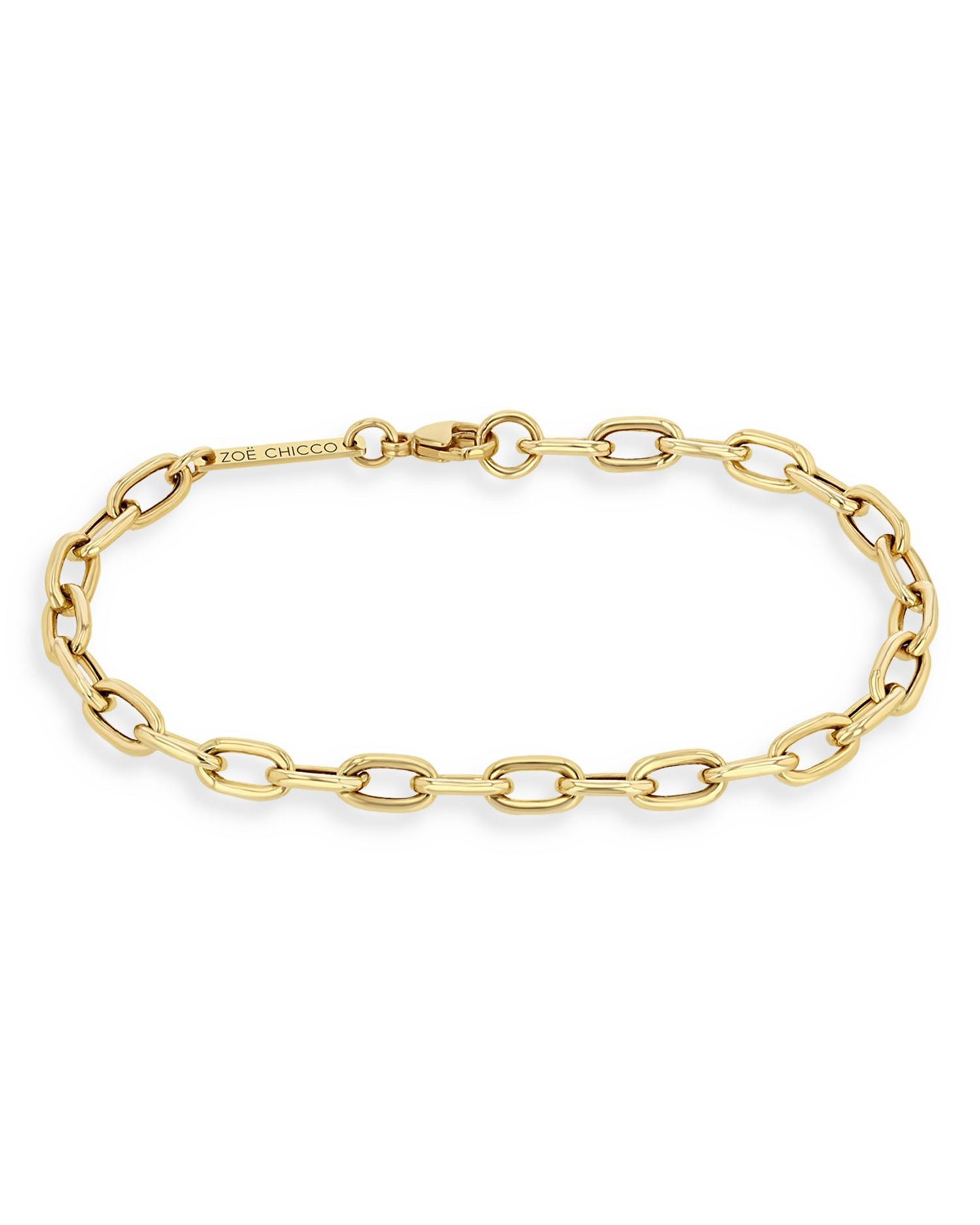 14K Yellow Gold Chain Bracelet
