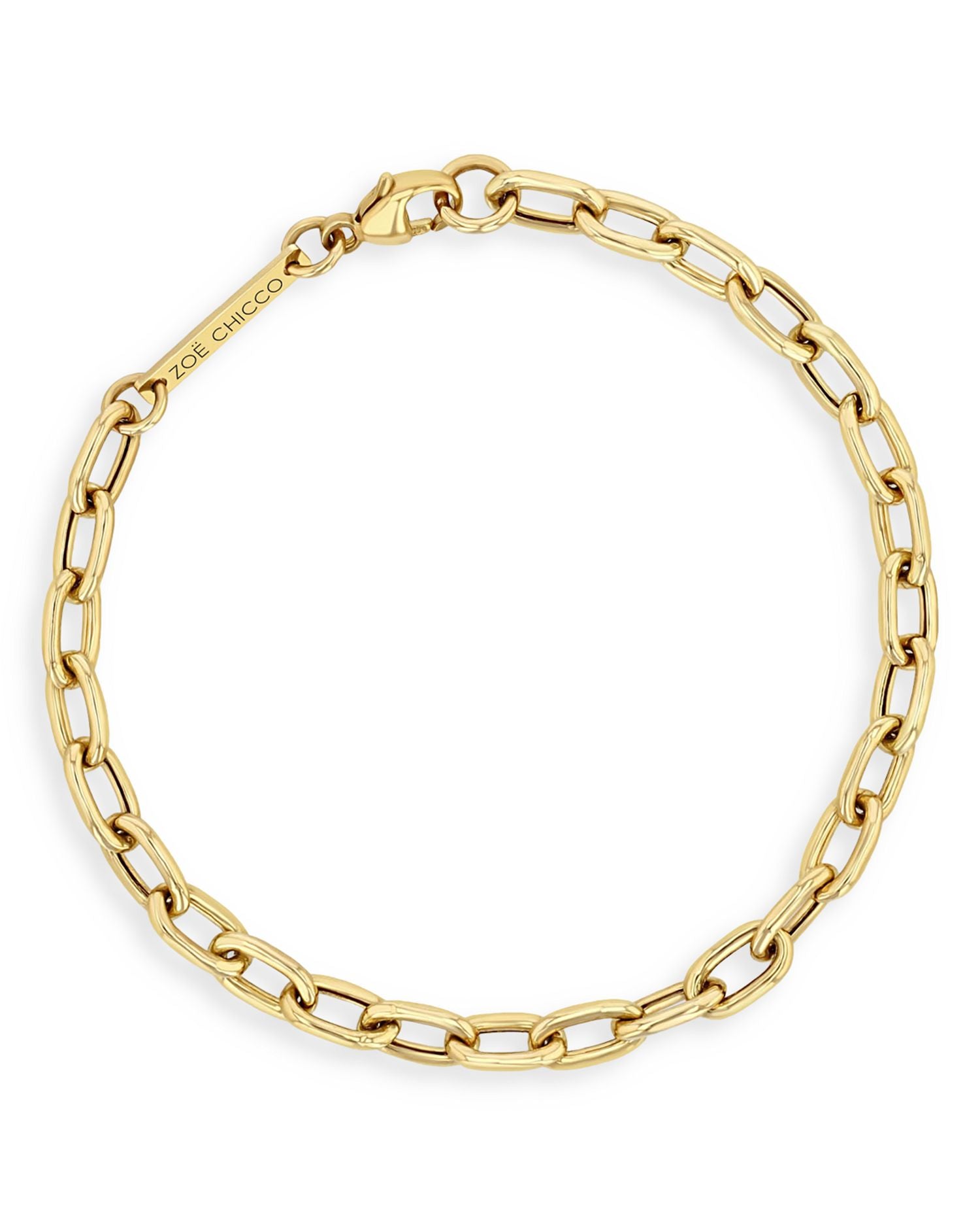 14K Yellow Gold Chain Bracelet