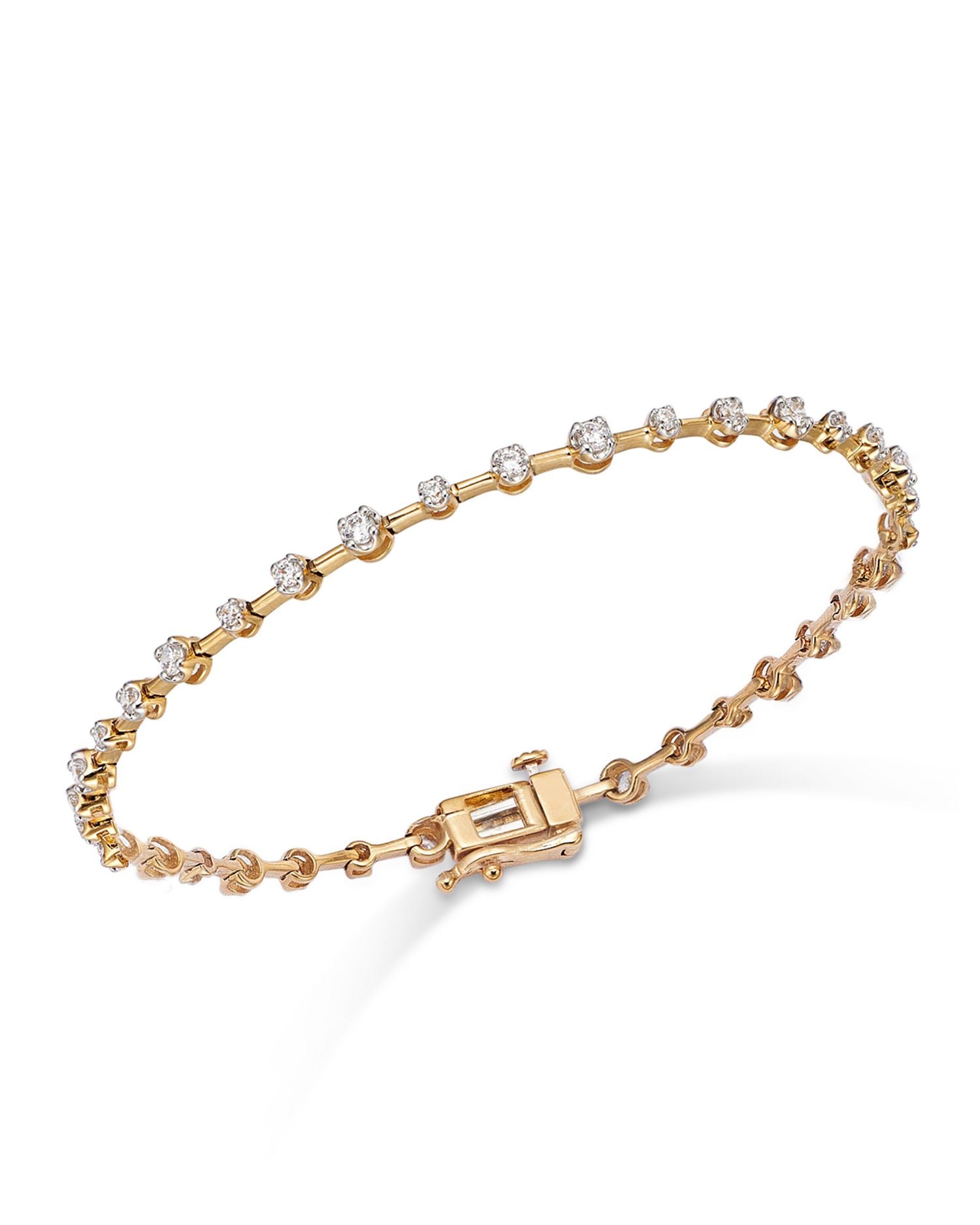 Diamond Bracelet in 14K Yellow Gold, 1.0 ct. t.w.