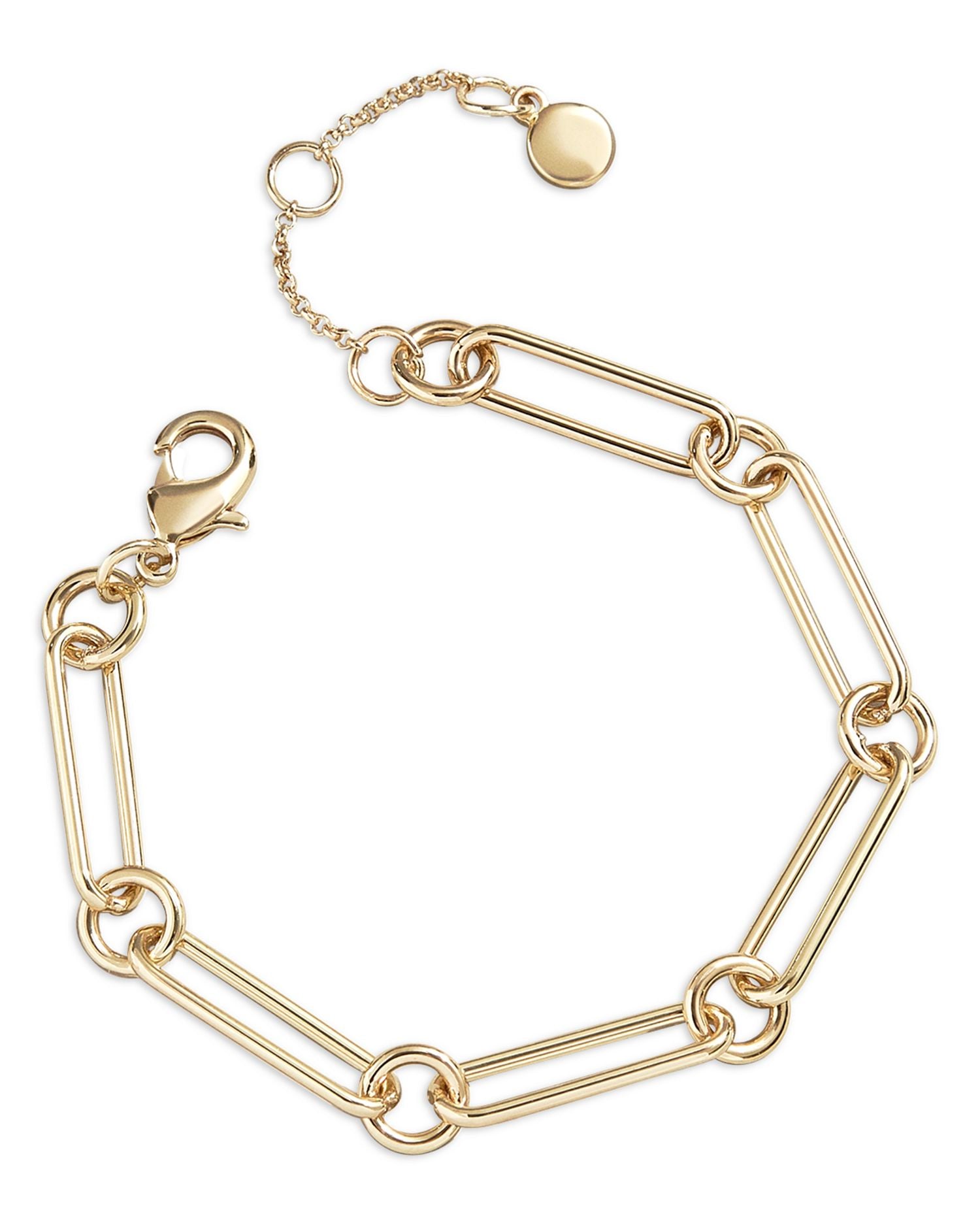 Emma Mixed Link Bracelet in Gold Tone