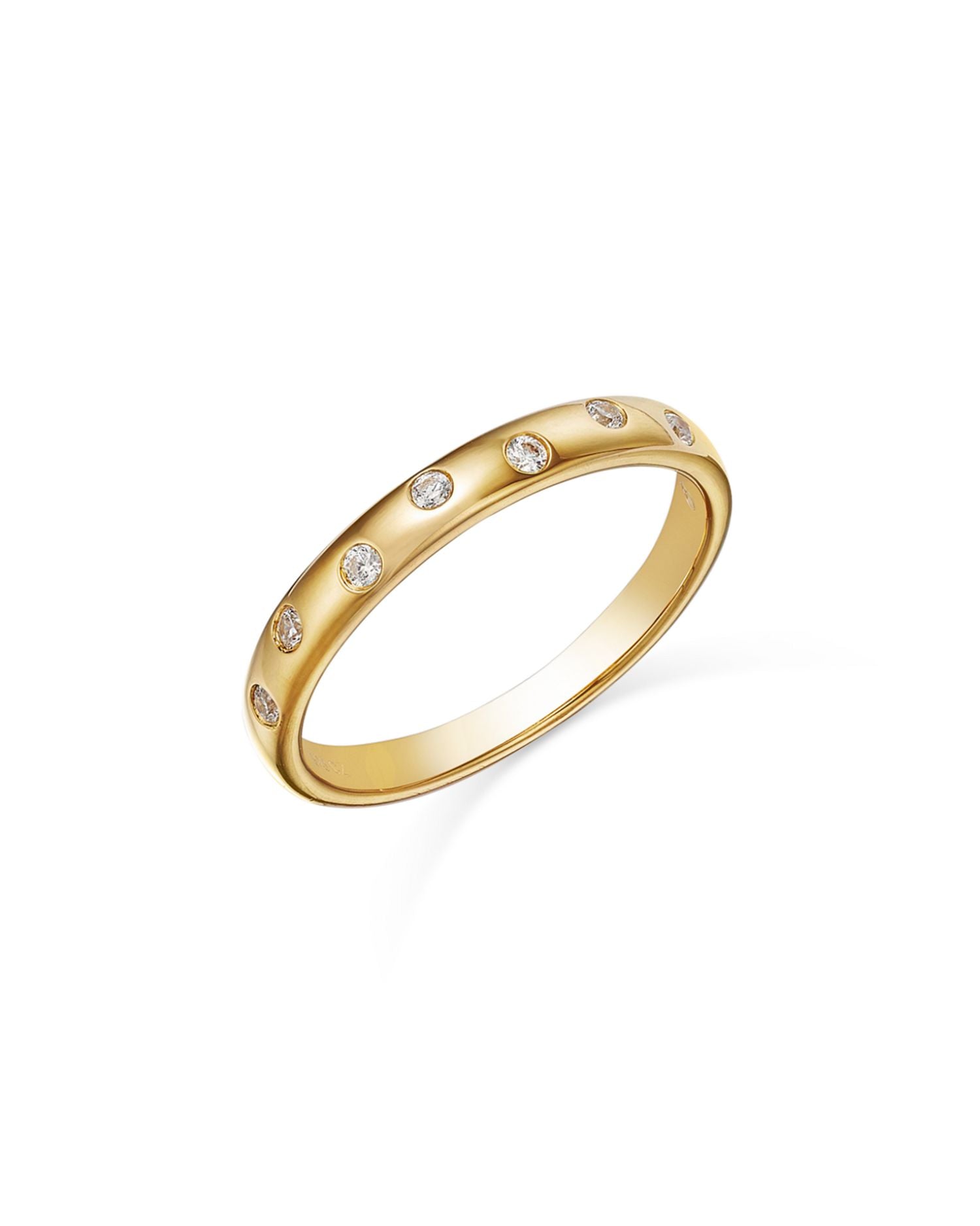 Diamond Band in 14K Yellow Gold, 0.10 ct. t.w.