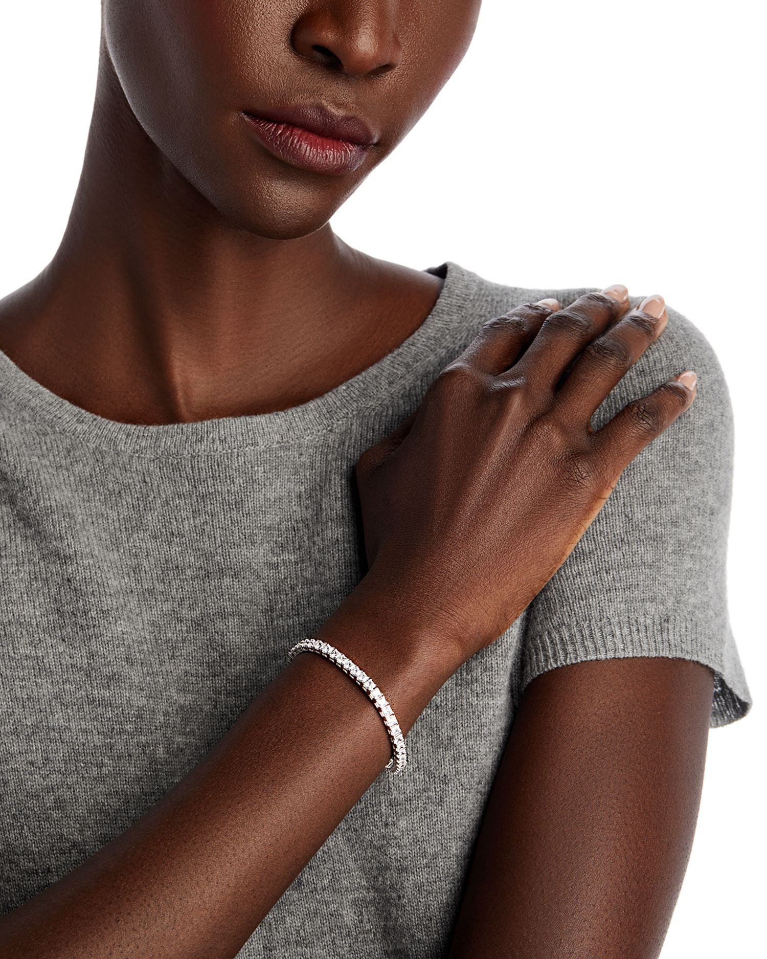 Diamond Princess Tennis Bracelet in 14K White Gold, 10.0 ct. t.w.