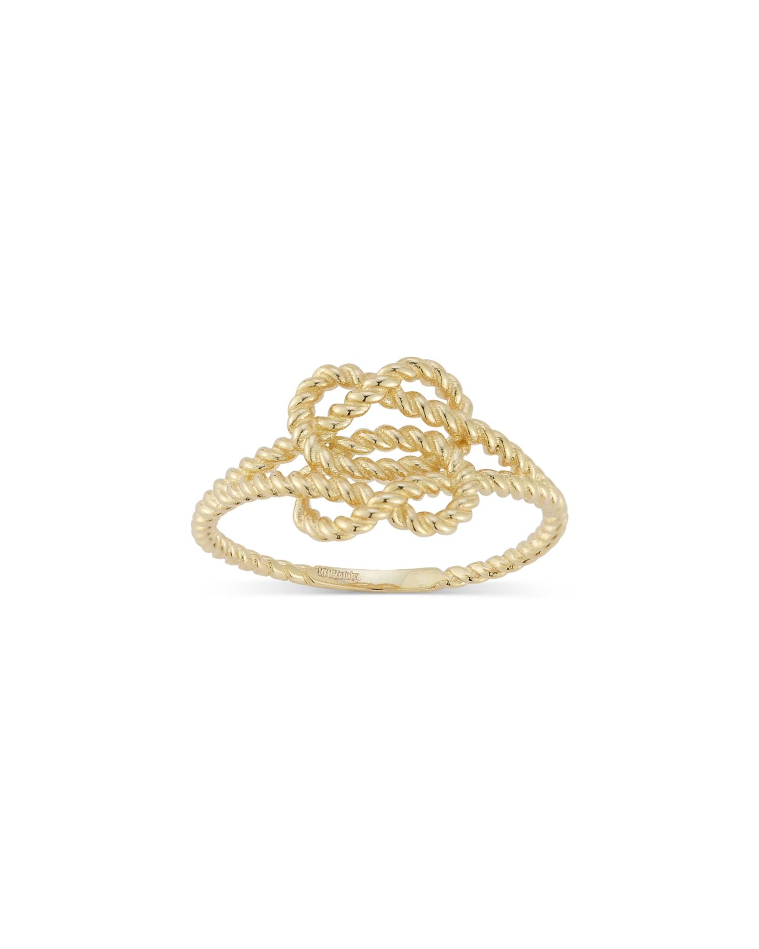 14K Yellow Gold Knot Ring