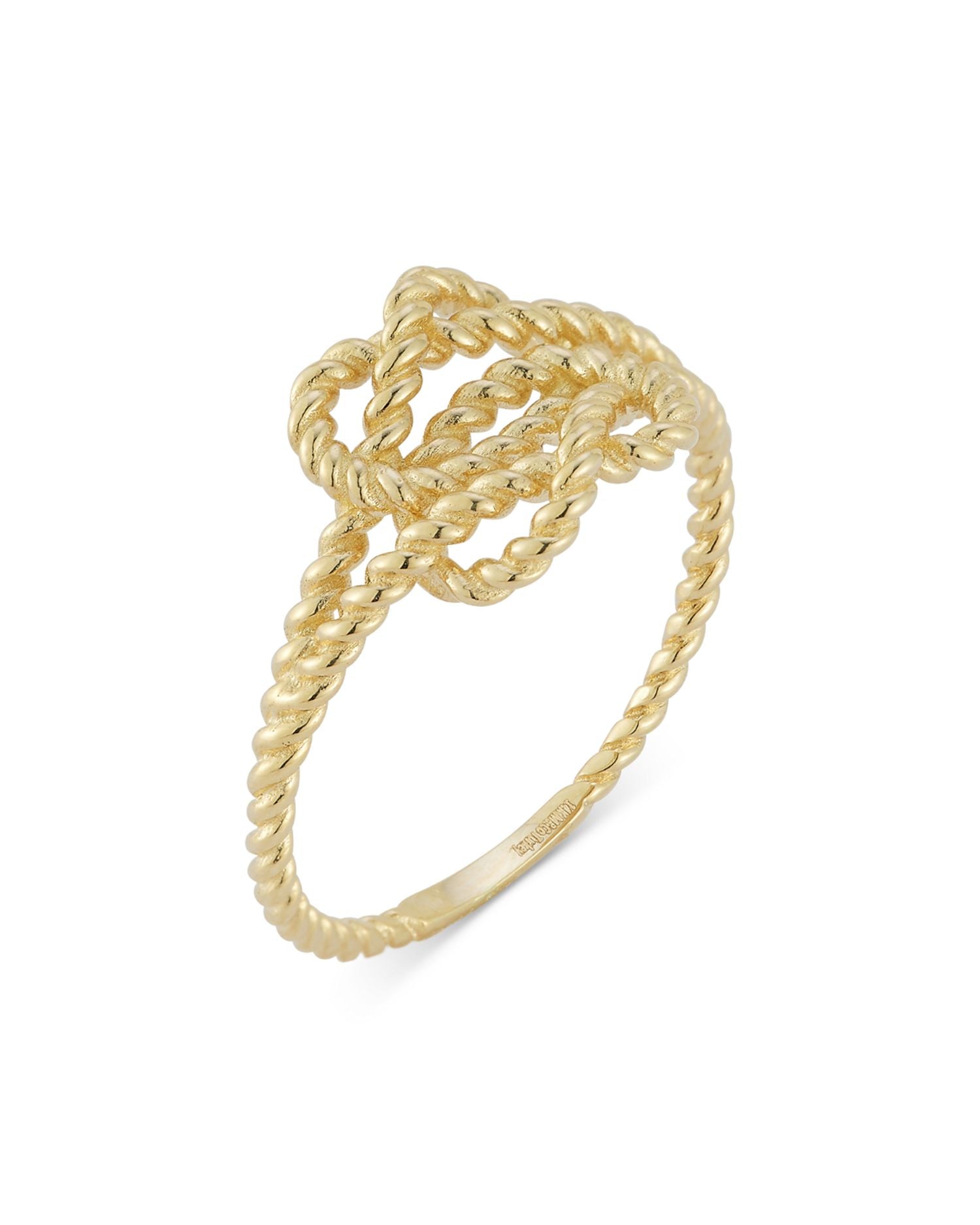 14K Yellow Gold Knot Ring