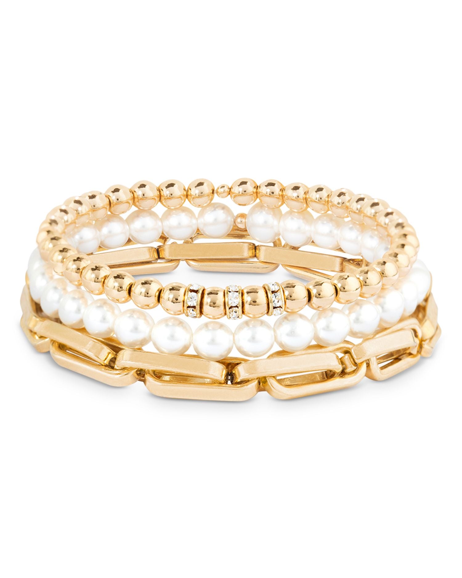 Alexandria Imitation Pearl Stretch Bracelet