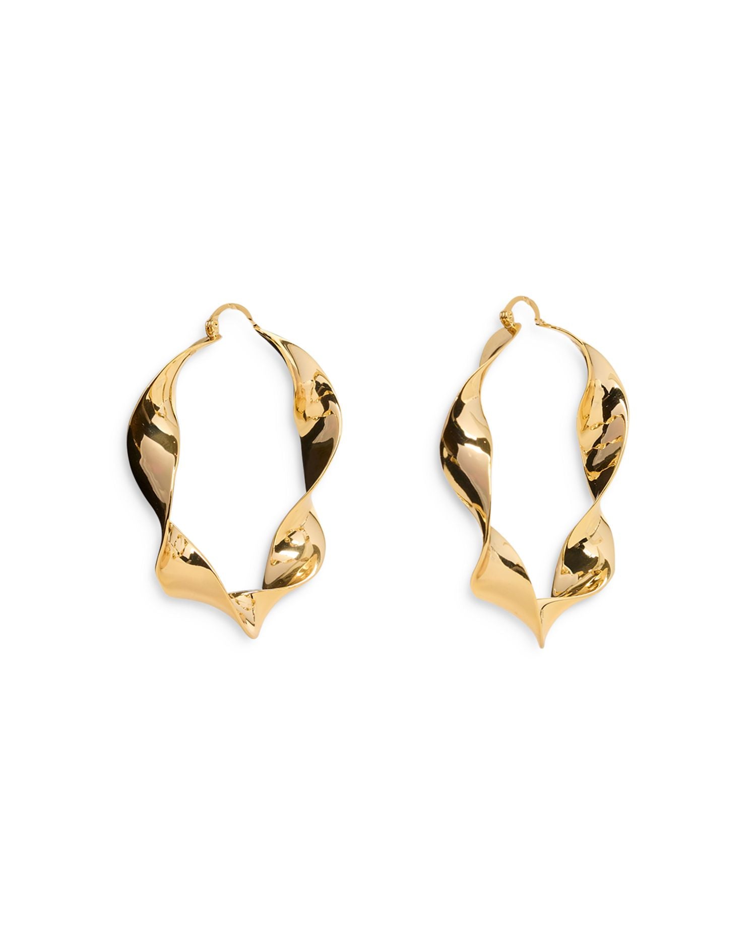 Yael Twisted Hoop Earrings