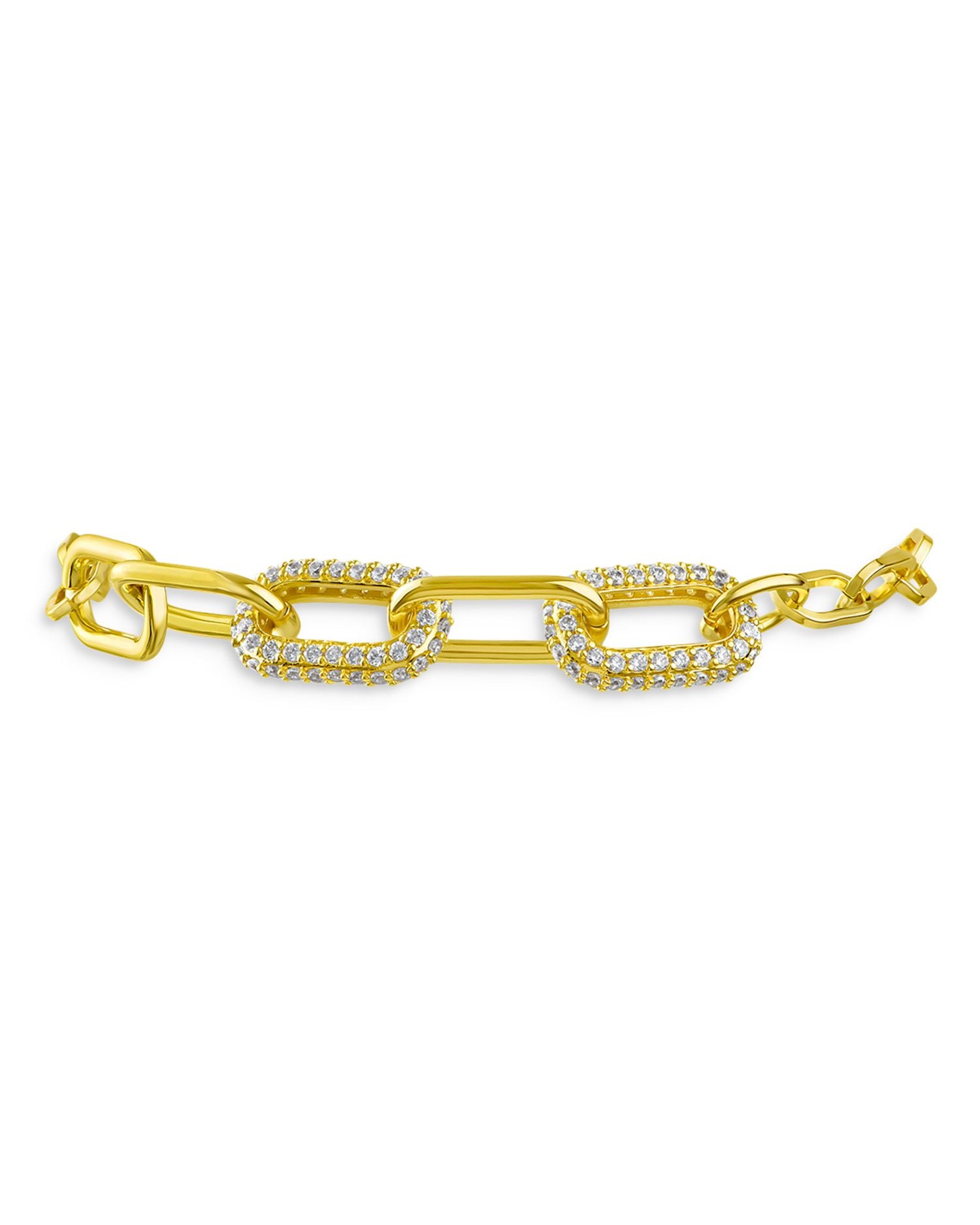 Pavé Chain Link Bracelet