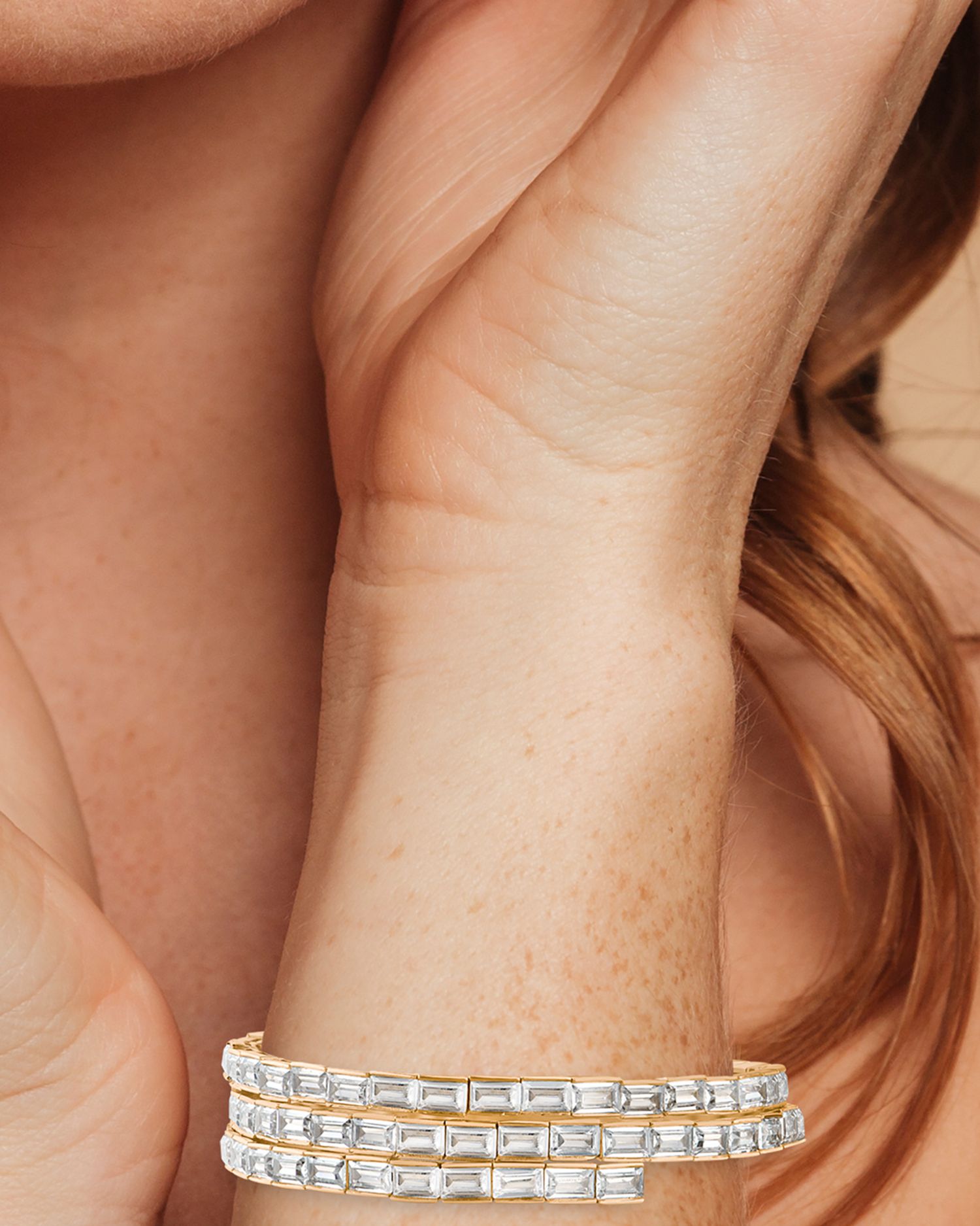 Baguette Wrap Bracelet