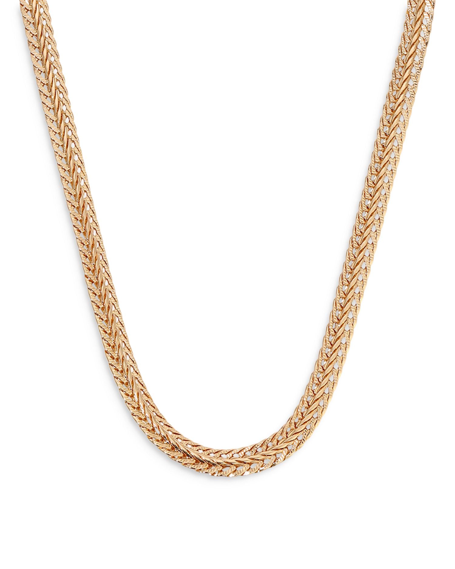 Woven Chain Necklace, 17'