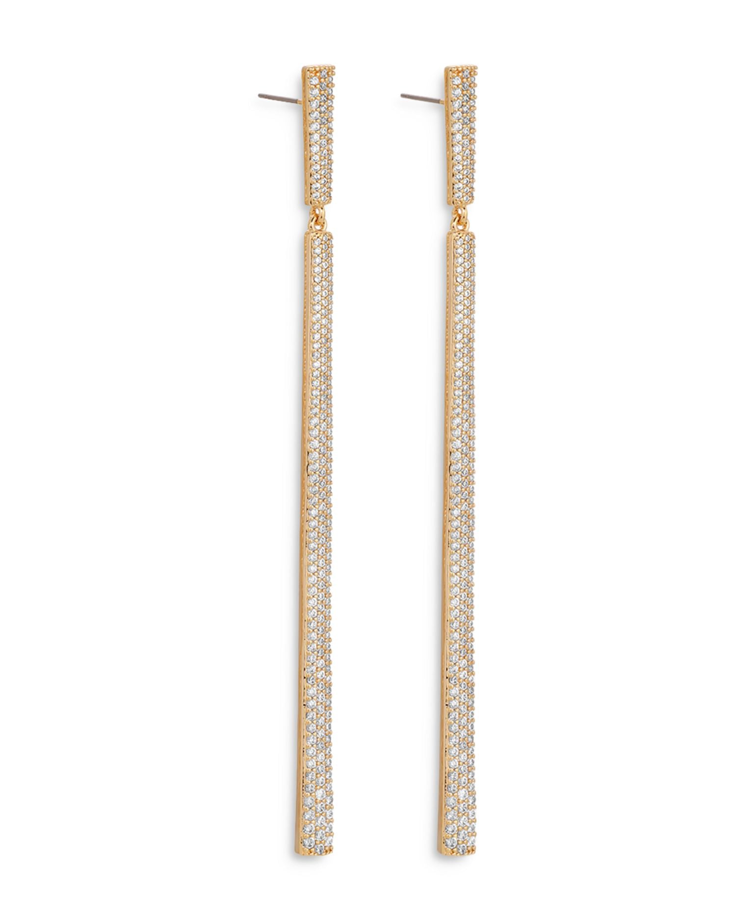 Gramercy Pavé Linear Drop Earrings