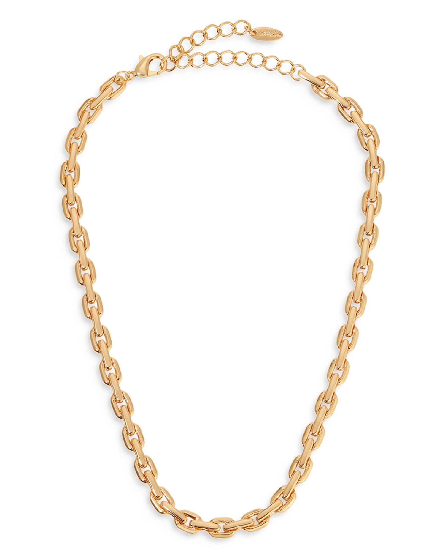 Solid Chain Necklace, 15-18'