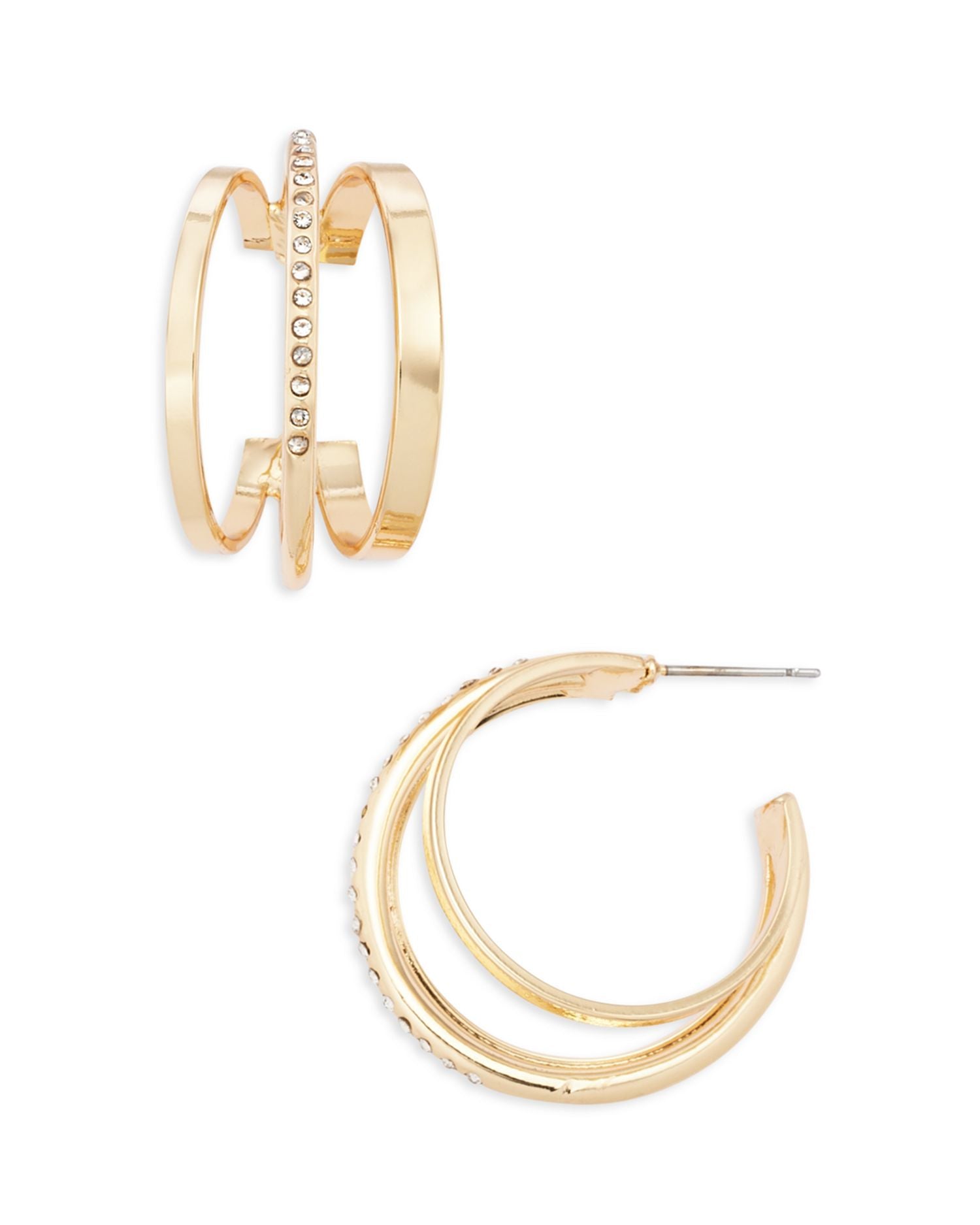 Double Hoop Earrings - Exclusive