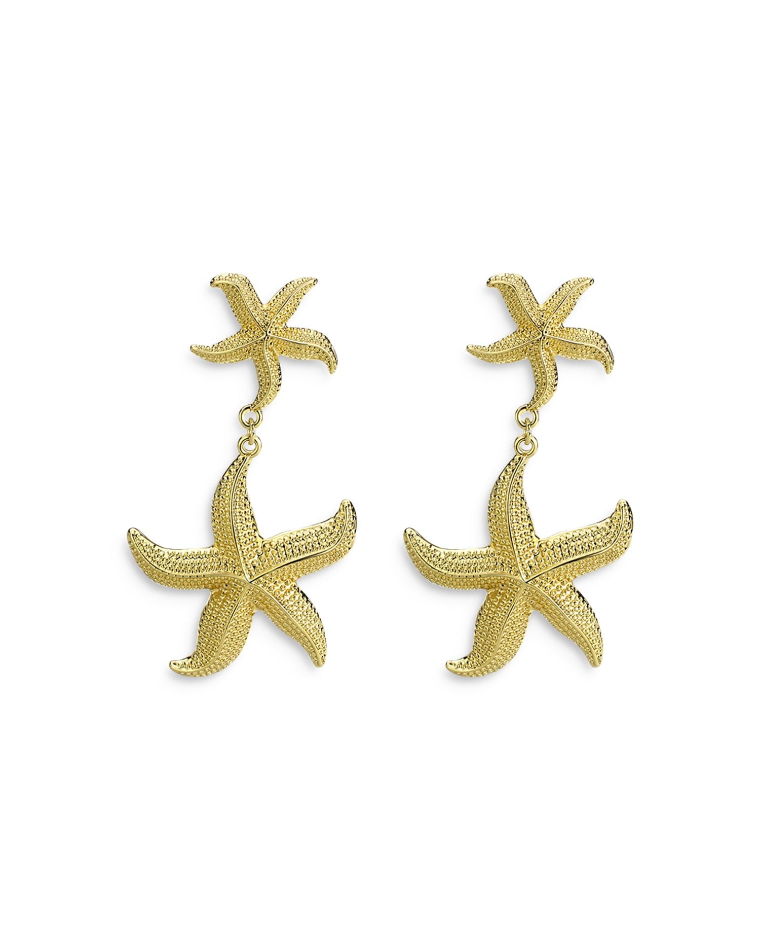 Double Starfish Earrings - Exclusive