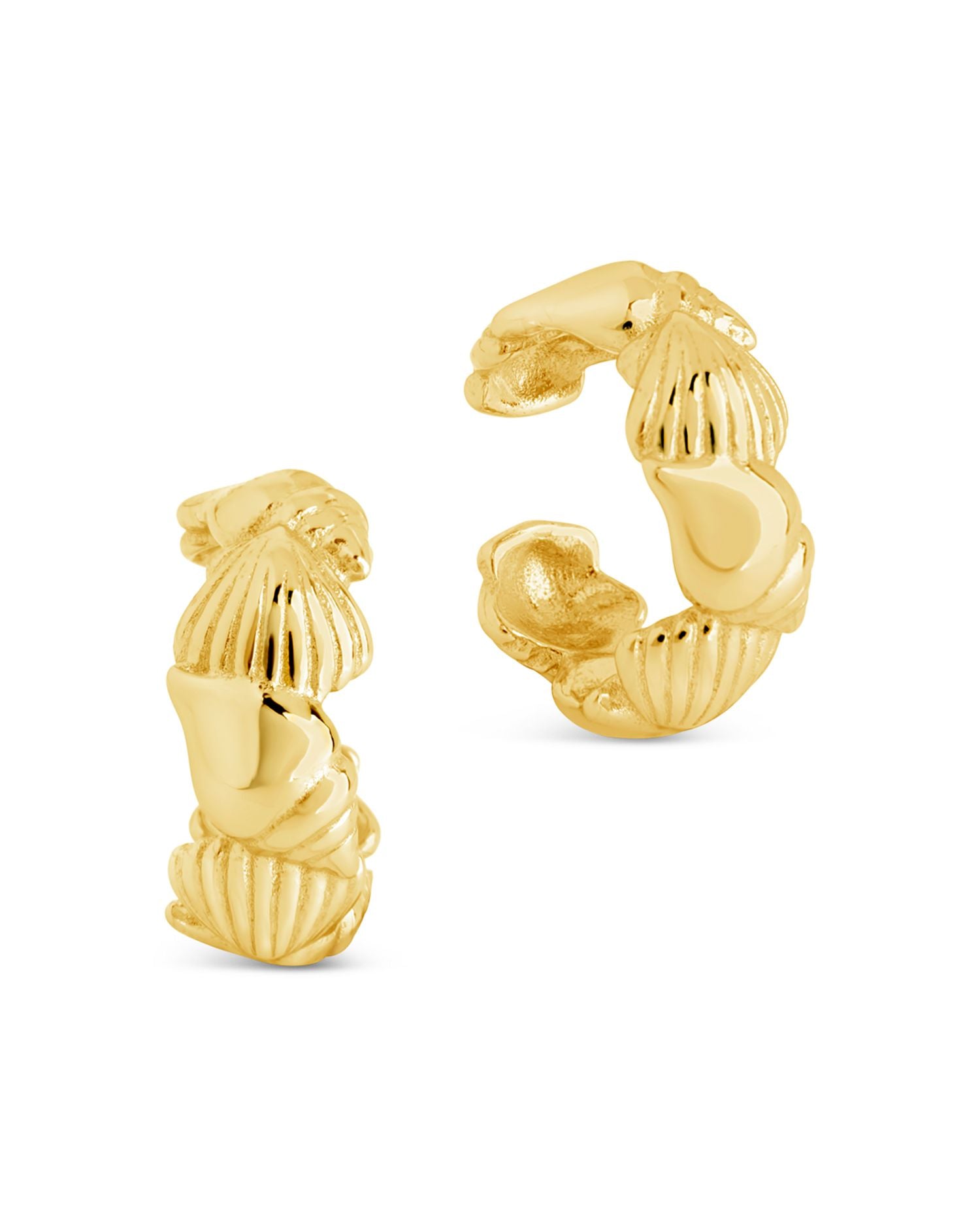 Cali Ear Cuffs in 14K Gold Plated Sterling Silver